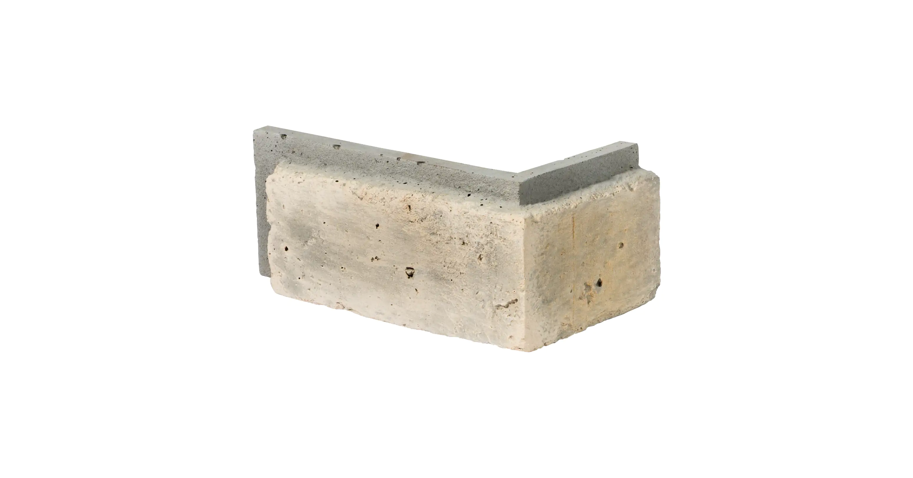 Verblender Ecke Stegu Monsanto 2 beige/grau mit Fuge Verblender Ecke Stegu Monsanto 2 beige/grau mit Fuge