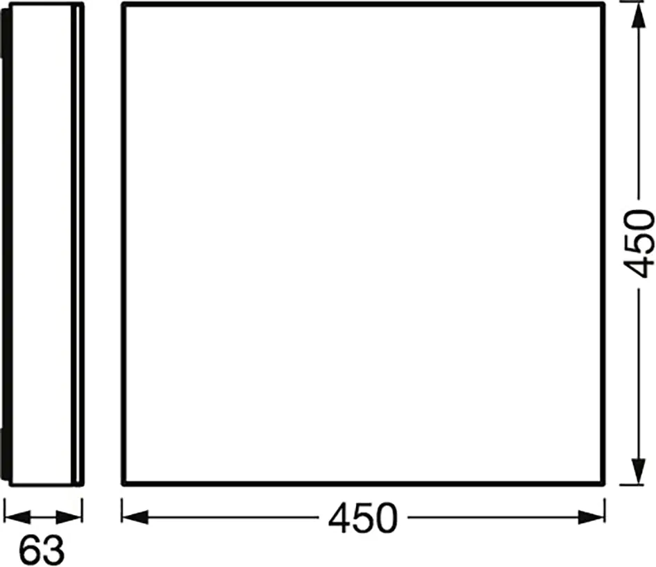 Ledvance LED Panel Planon Smart+WiFi weiß 45 x 45 cm Ledvance LED Panel Planon Smart+WiFi weiß 45 x 45 cm