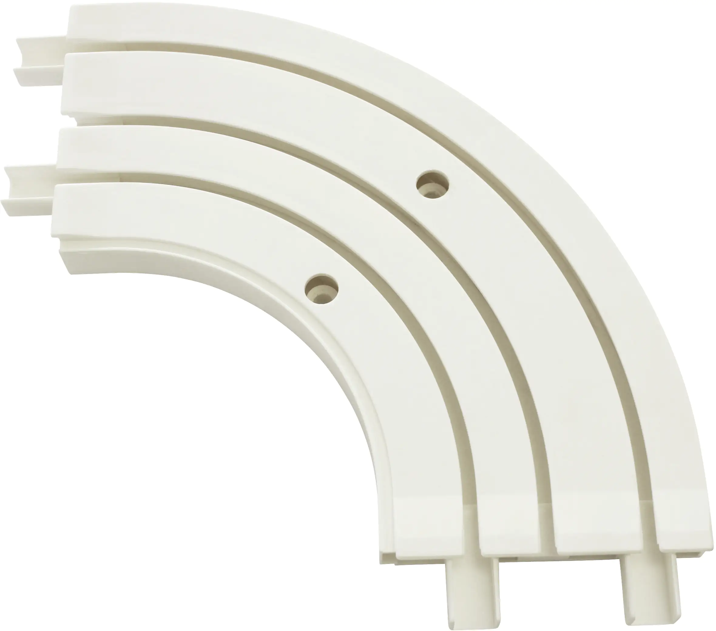 Gardinia Erkerbogen für Vorhangschiene GE, weiß