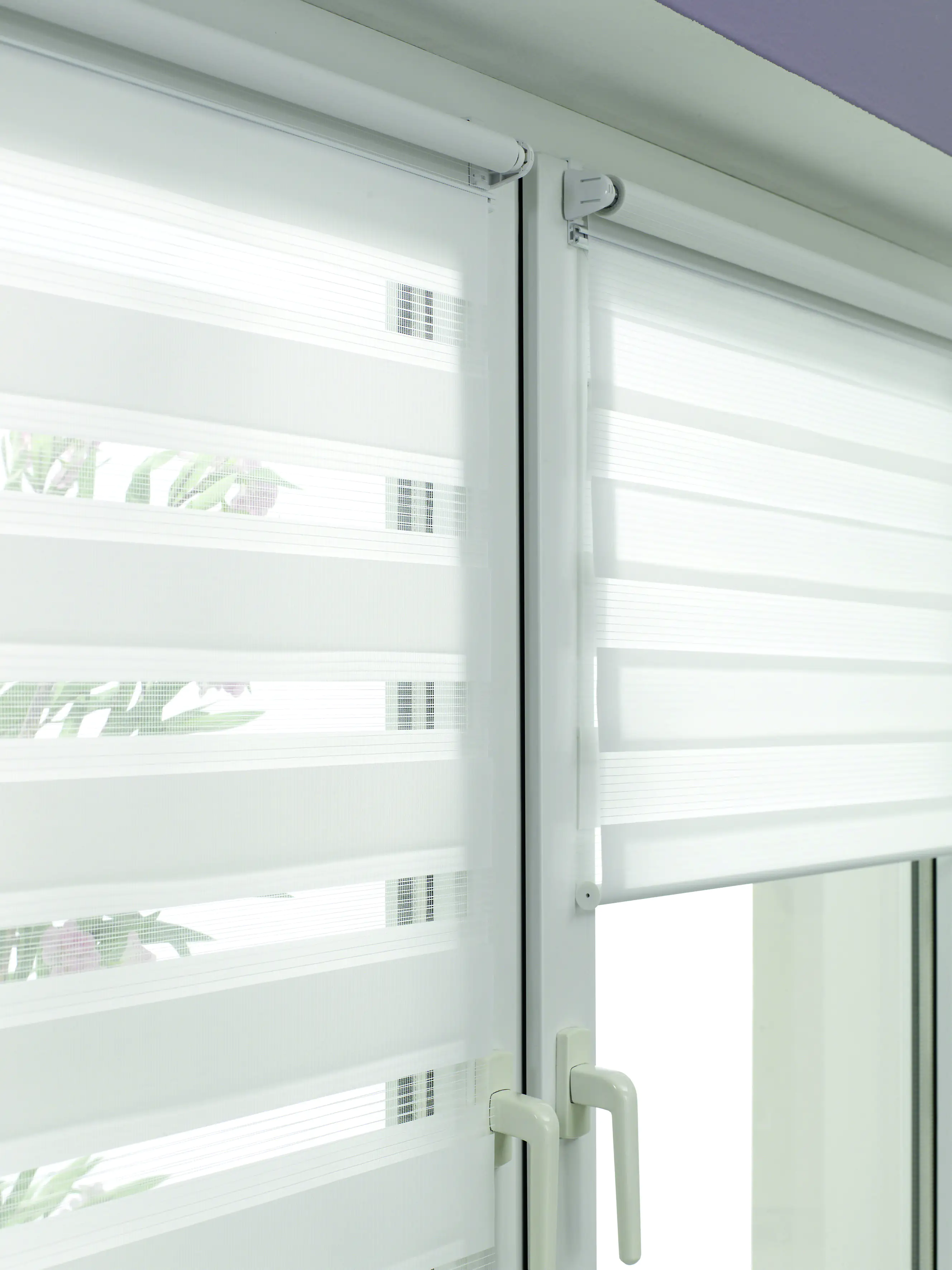 Gardinia EasyFix Doppelrollo weiß 45 x 150 cm Gardinia EasyFix Doppelrollo weiß 45 x 150 cm