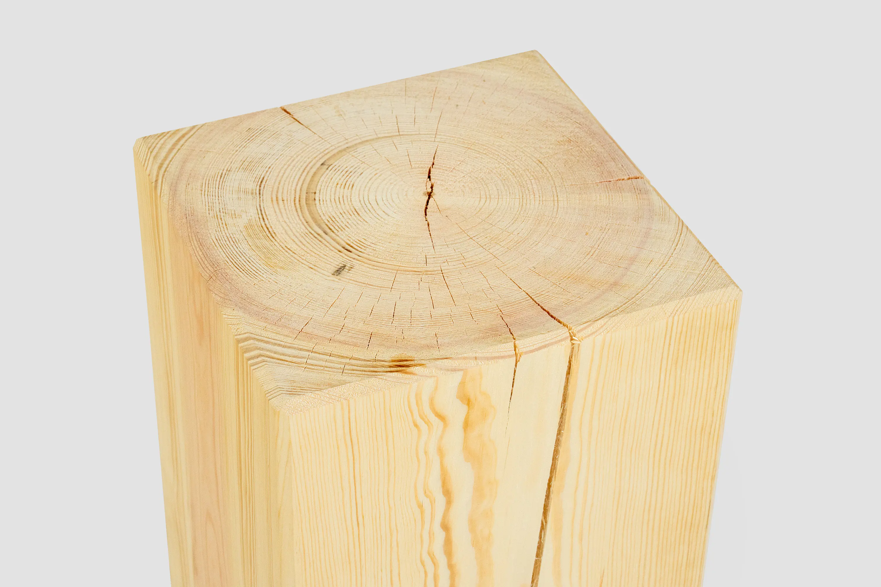 Massivholzblock Kiefer 30 x 30 x 45 cm