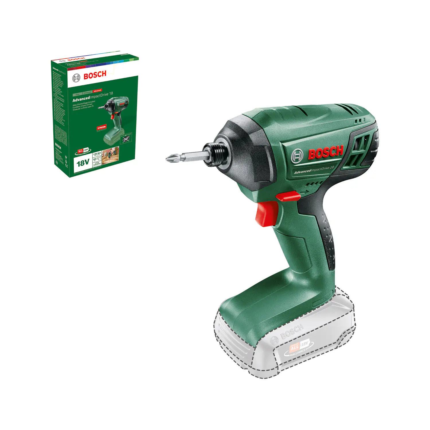 Bosch Akku-Drehschlagschrauber AdvancedImpactDrive 18 Solo Bosch Akku-Drehschlagschrauber AdvancedImpactDrive 18 Solo