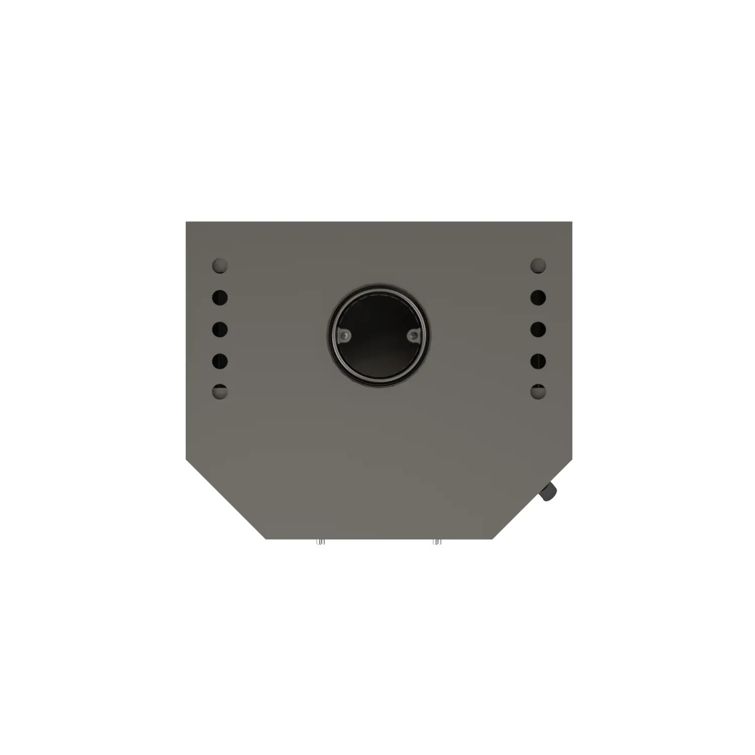 Thermia Kaminofen Bali Max Stahl gussgrau 8,5 kW