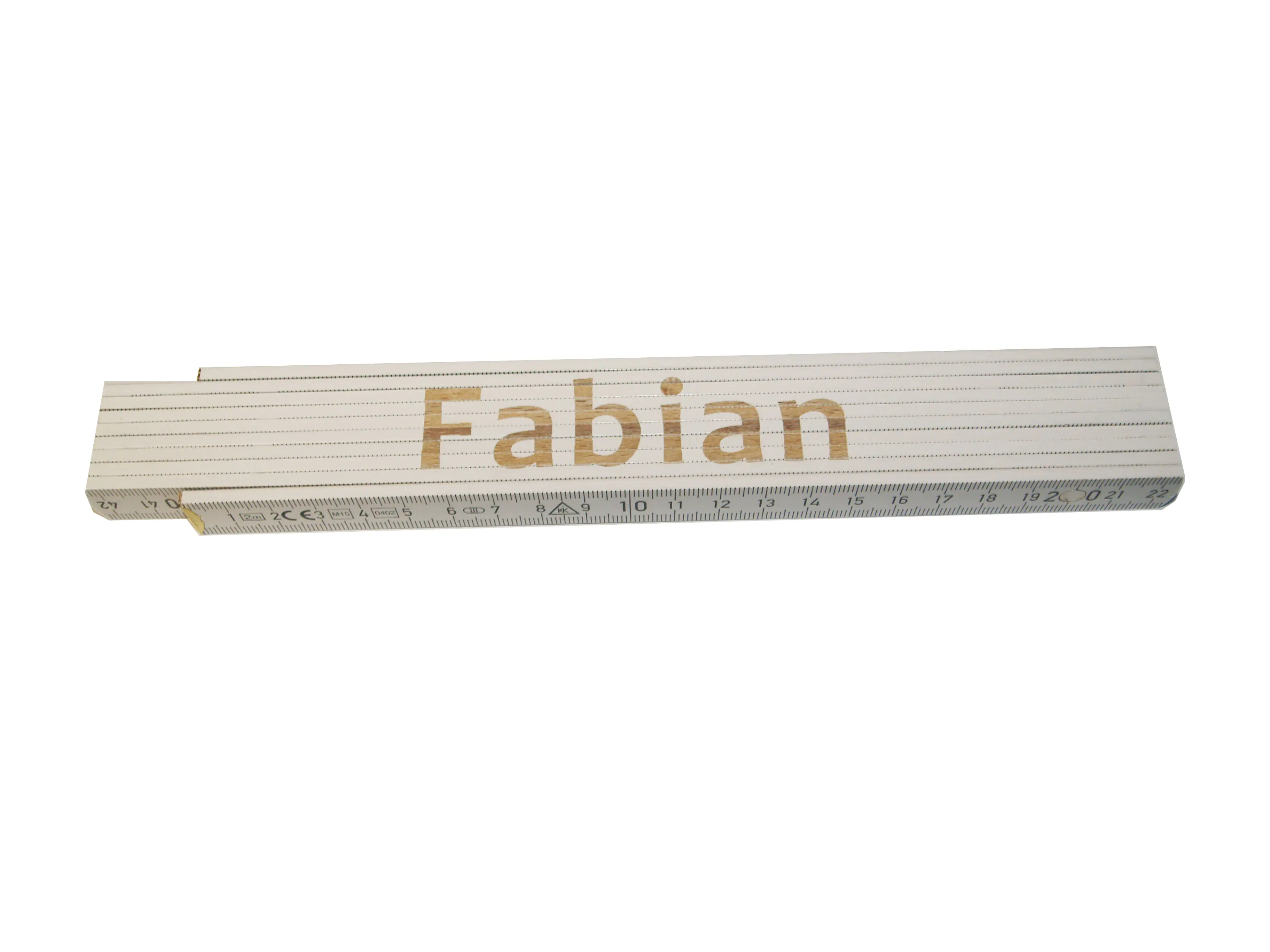 Zollstock Fabian 2 m weiß