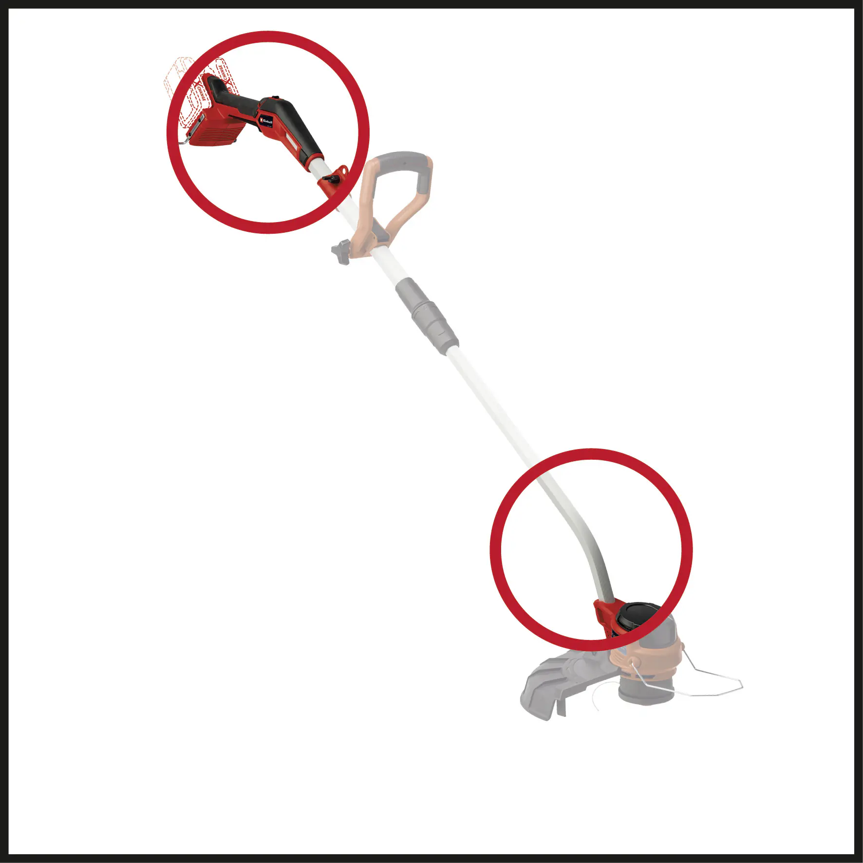 Einhell Akku Rasentrimmer GP-CT 36/35 Li BL-Solo 35 cm Schnittbreite