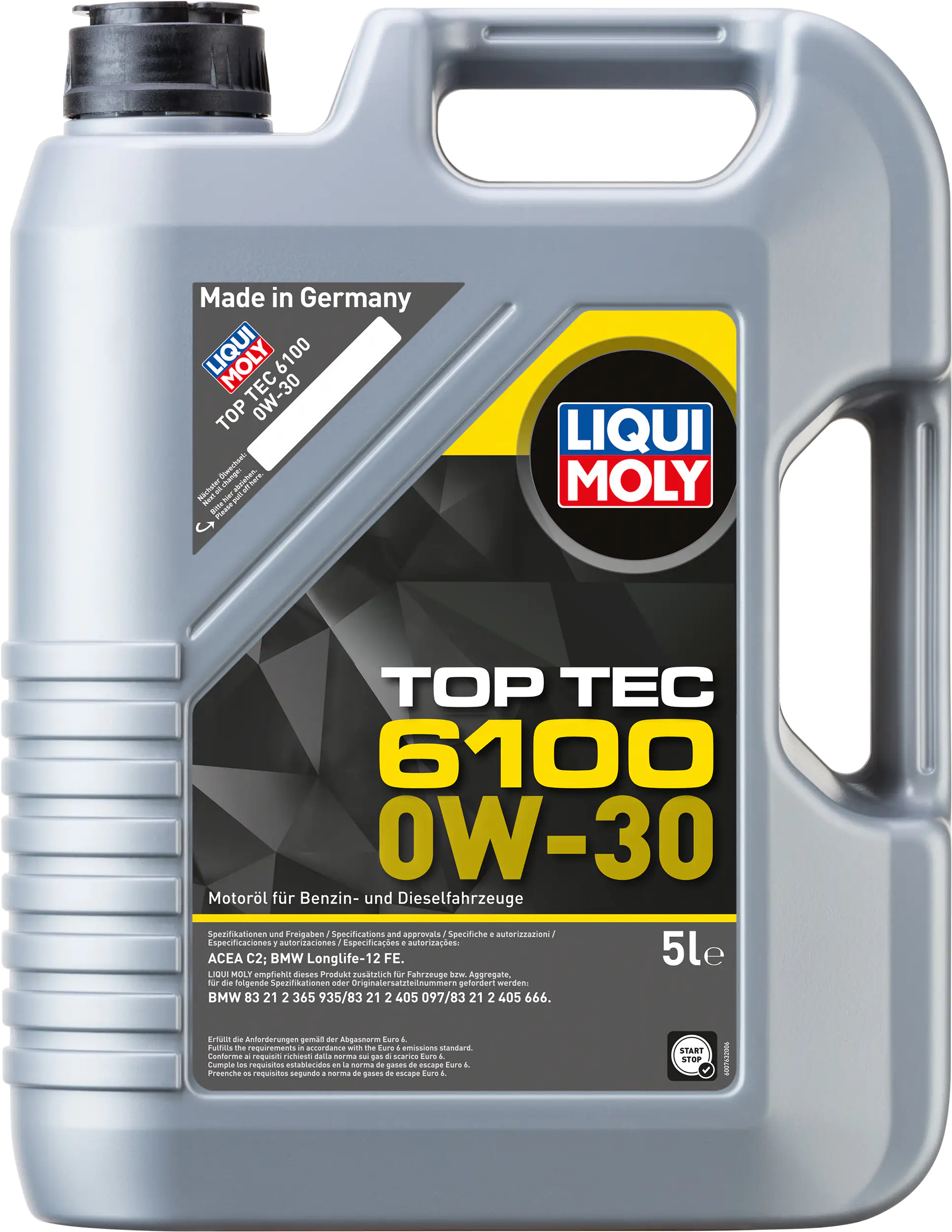 Liqui Moly Motoröl Top Tec 6100 0W-30 5 L