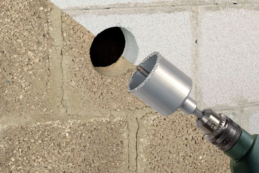 Wolfcraft Bohrkranz Ø 83 mm Hartmetall inkl. Schaft und Bohrer