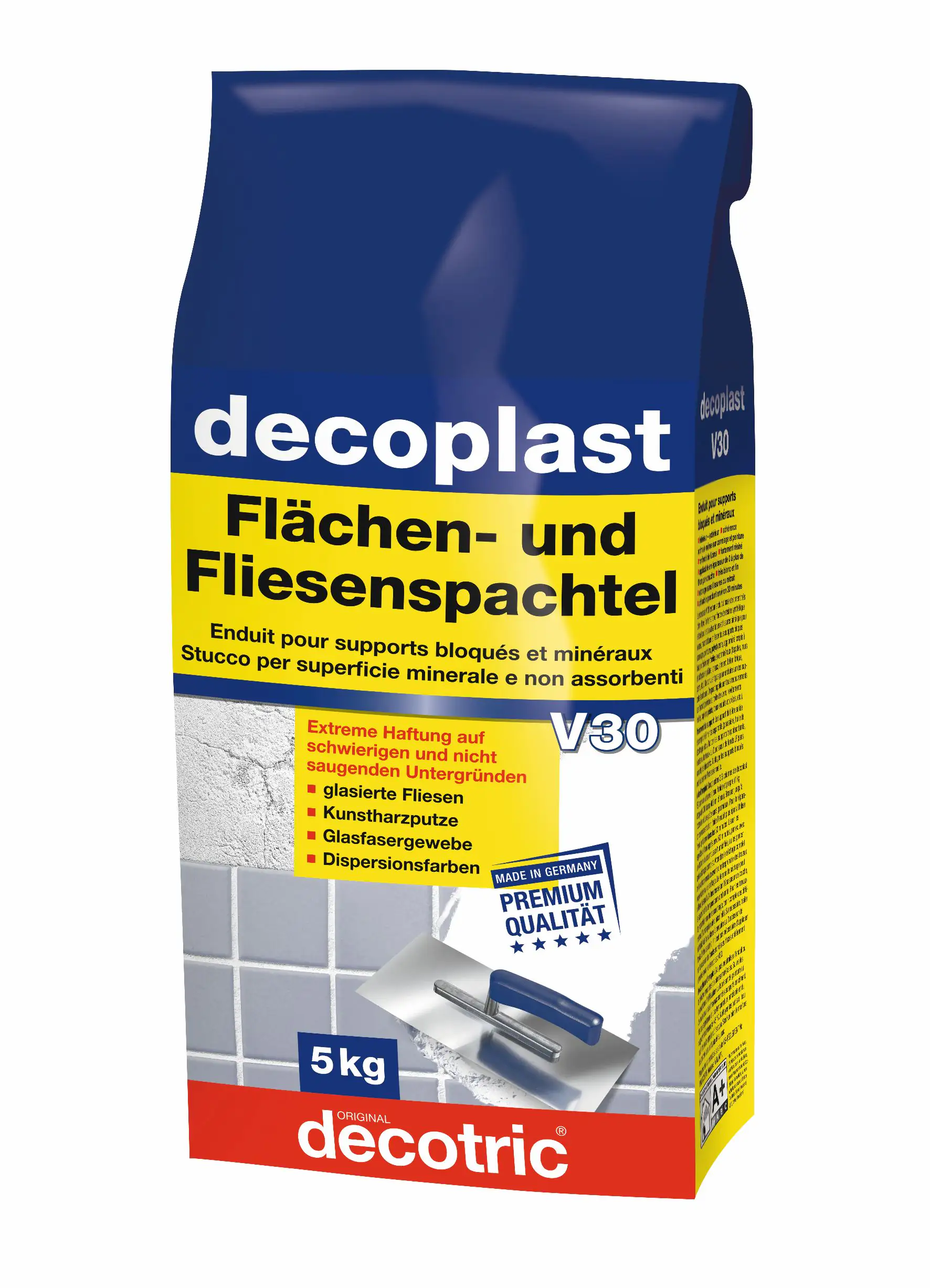 Decotric Decoplast Flächen- und Fliesenspachtel 5 kg
