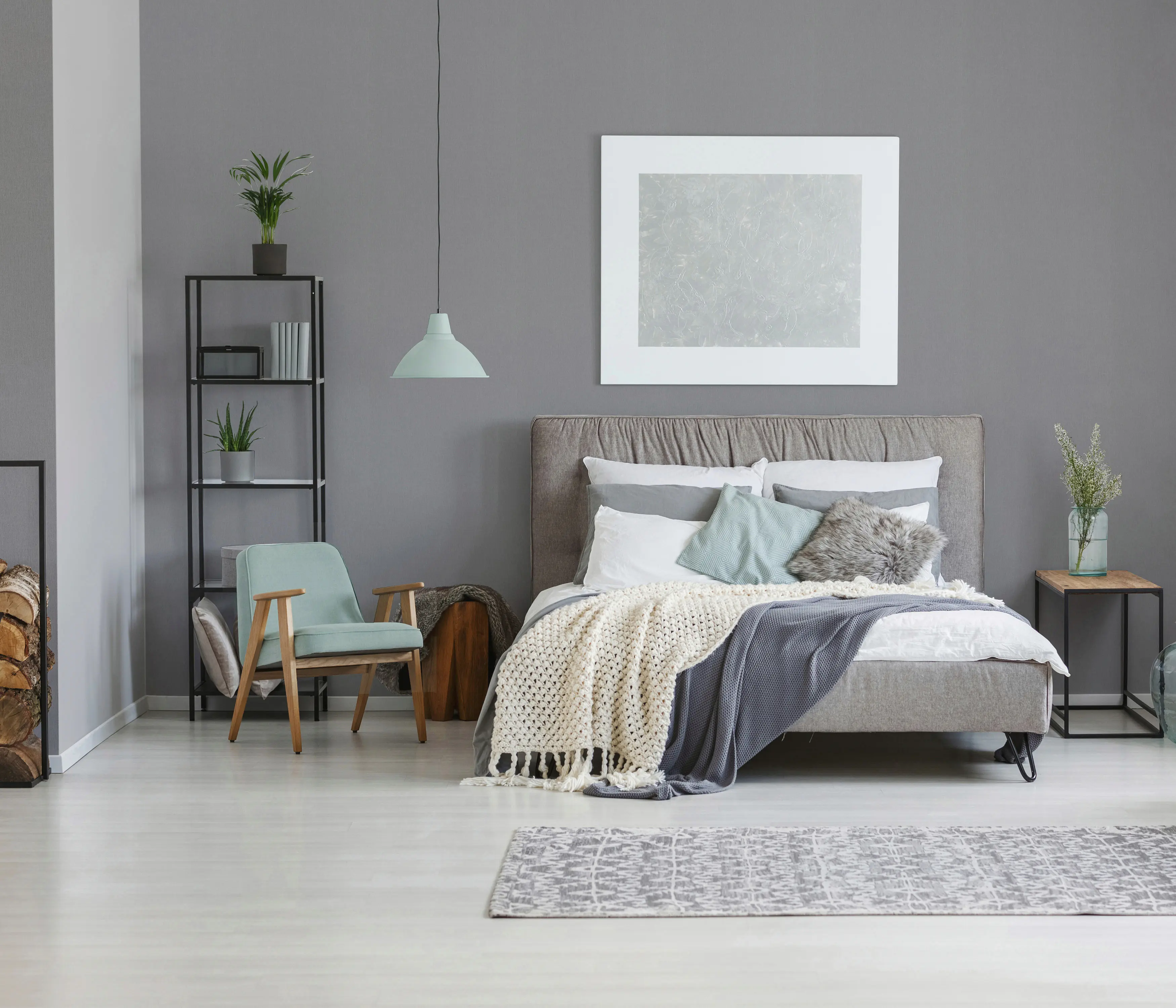 Erismann Vliestapete Uni anthrazit 10,05 x 0,53 m