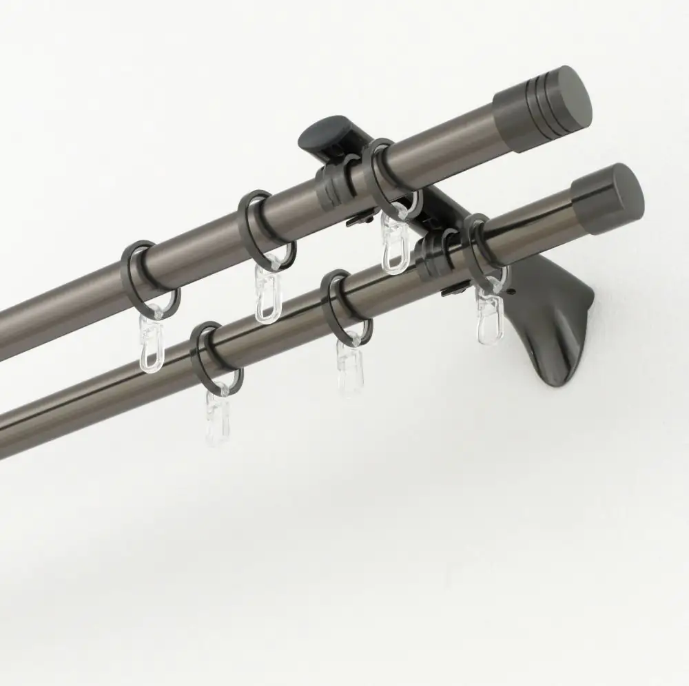 Gardinia Ringe mit Gleiteinlage Chicago, Ø 20 mm, titan