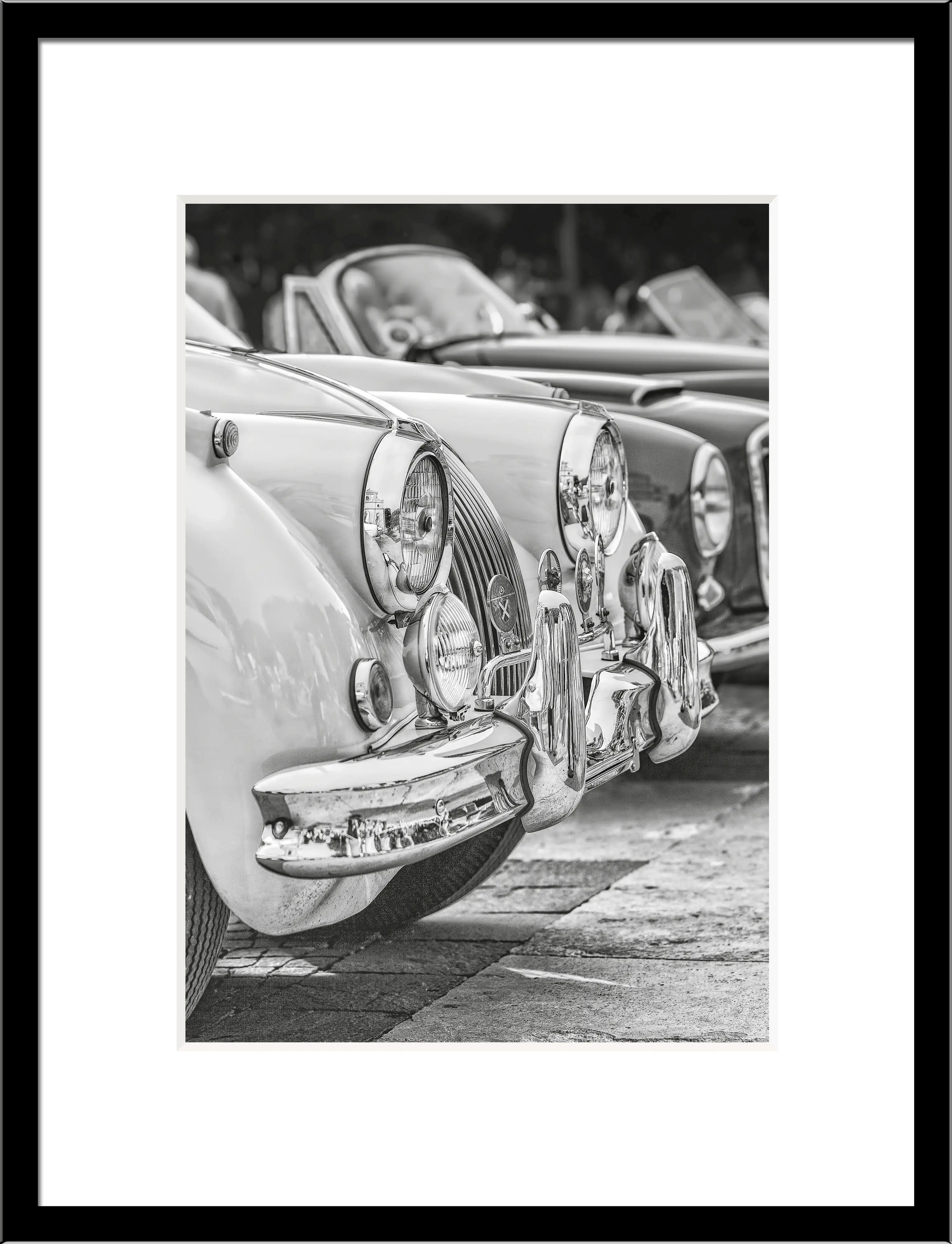 Holz Bilderrahmen Baltic schwarz 30 x 40 cm