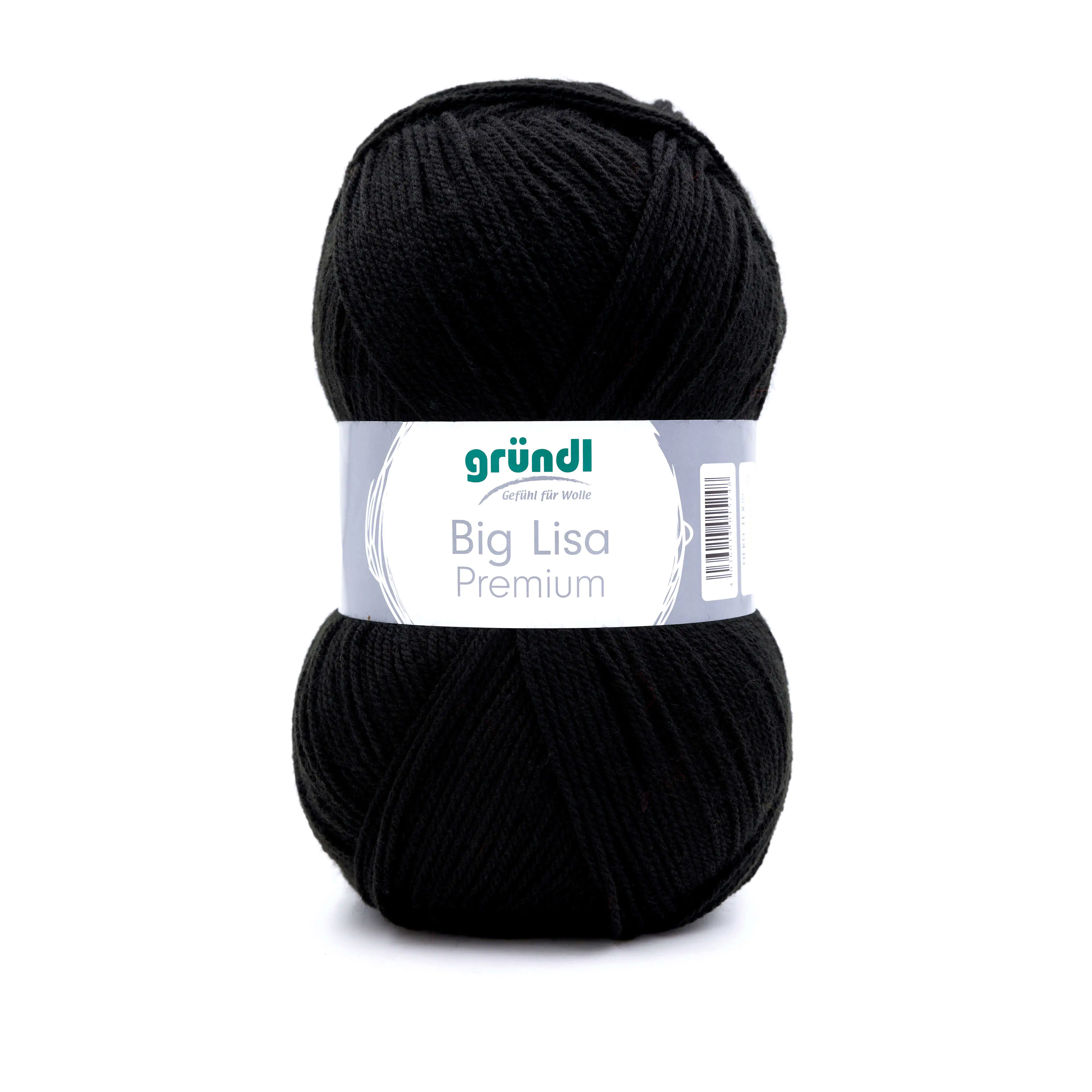 Gründl Wolle Big Lisa Premium 250 g schwarz