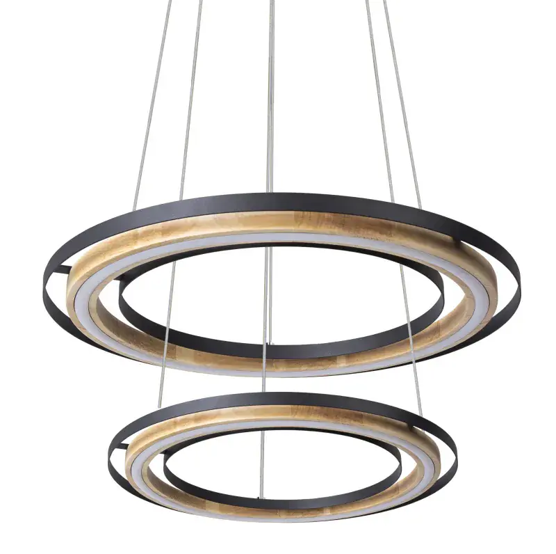 Globo Hängeleuchte 2 Rilas 56,5 x 150 cm Ø x H schwarz warmweiß