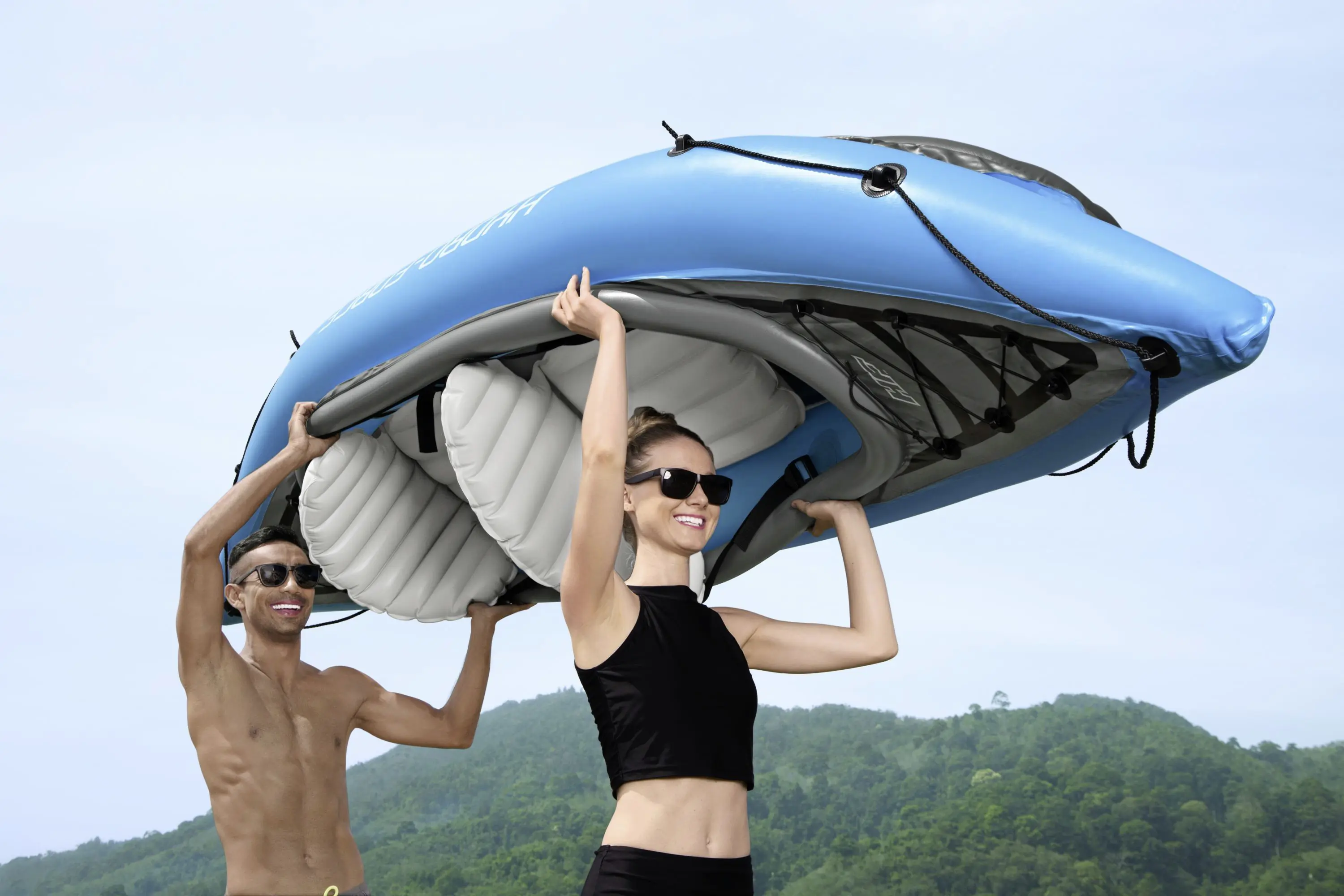 Bestway Kajak-Set Hydro Force für 2 Personen Cove Champion 331 x 88 x 45 cm