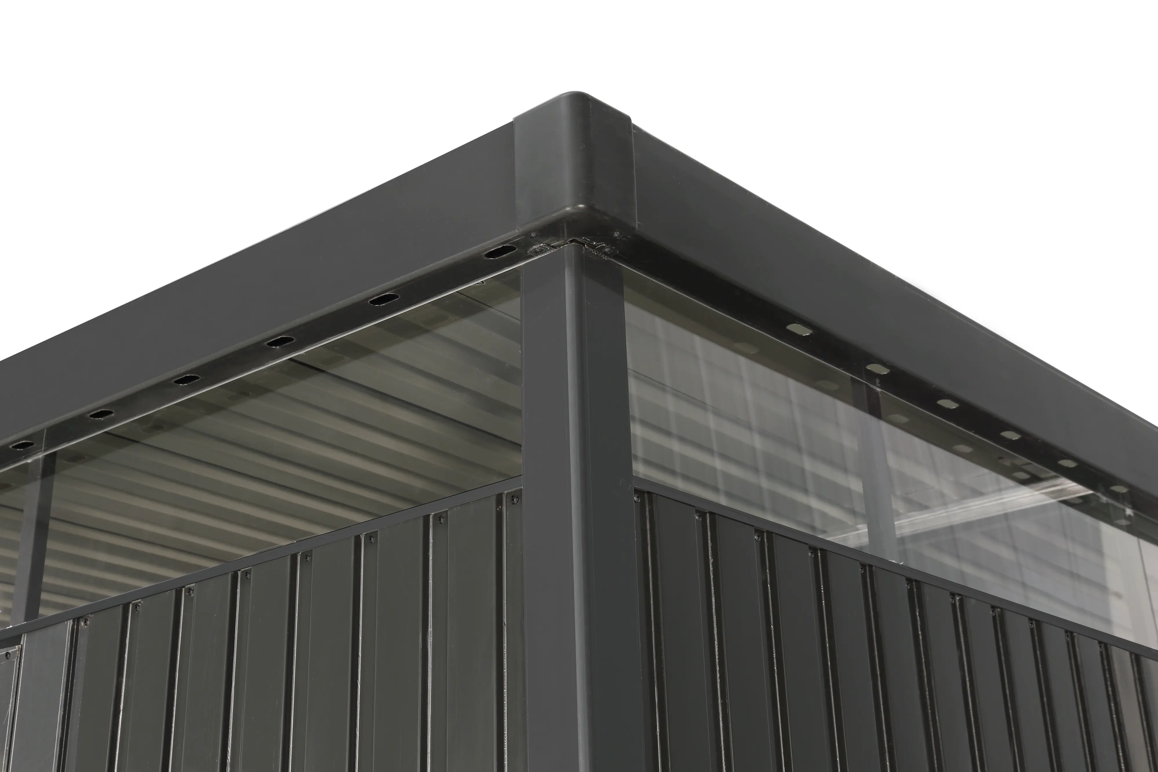 Metall-Gerätehaus Premium mit Doppeltür 292 x 253 cm