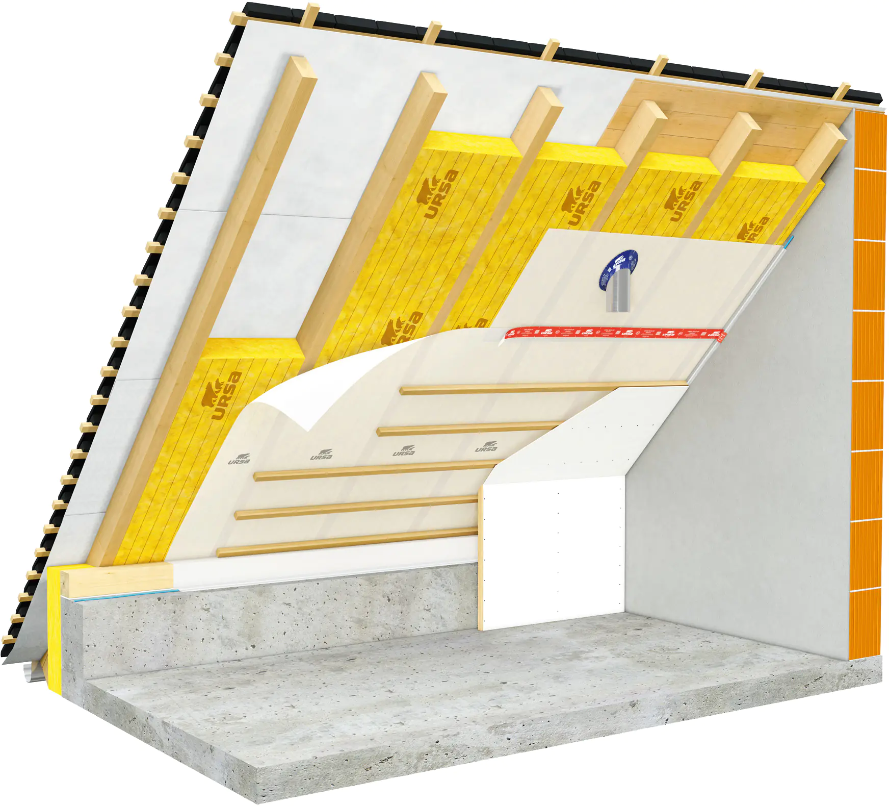 Dachausbau-Komplettpaket WLG035 120 mm Dachausbau-Komplettpaket WLG035 120 mm