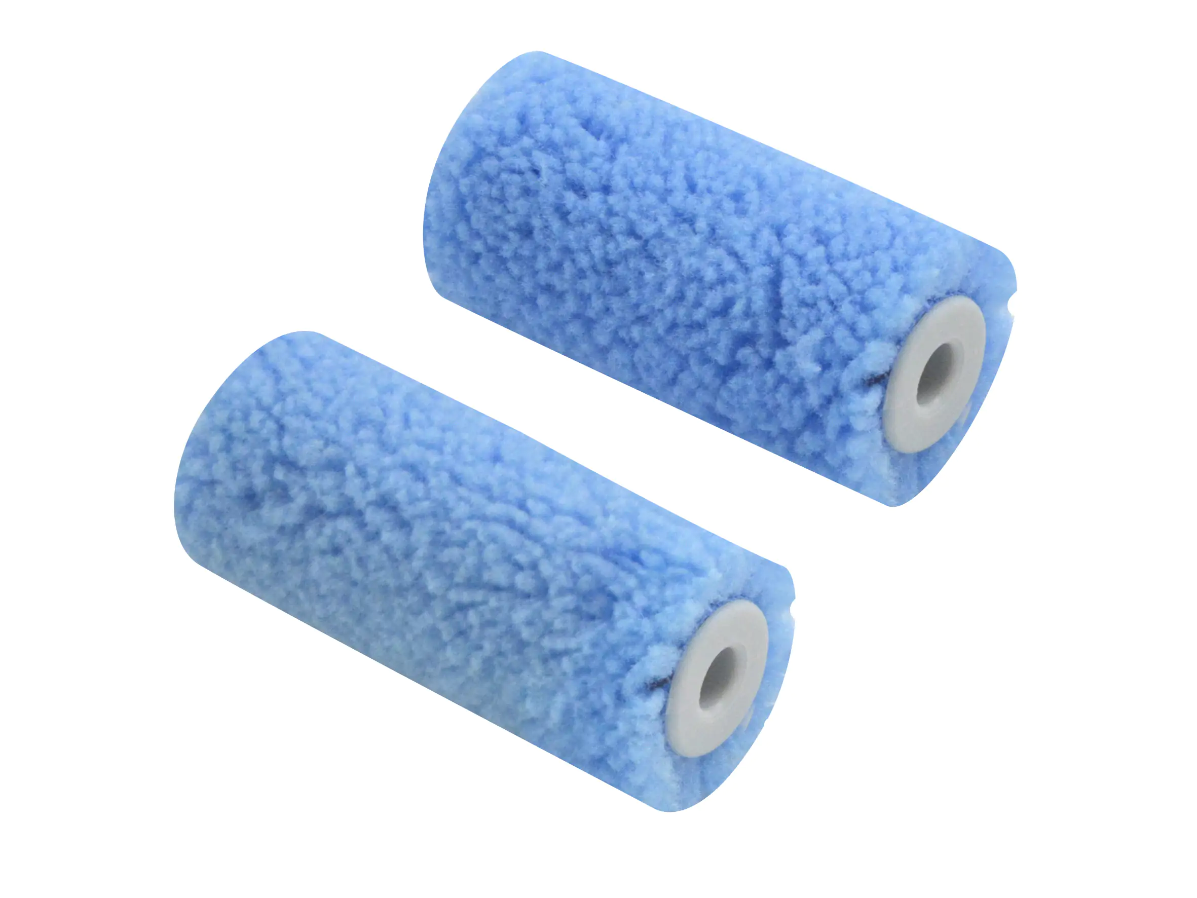 Nespoli Lackierwalzen BlueFelt mit Antihaftbeschichtung 2 Stück, 6 cm, 6 mm