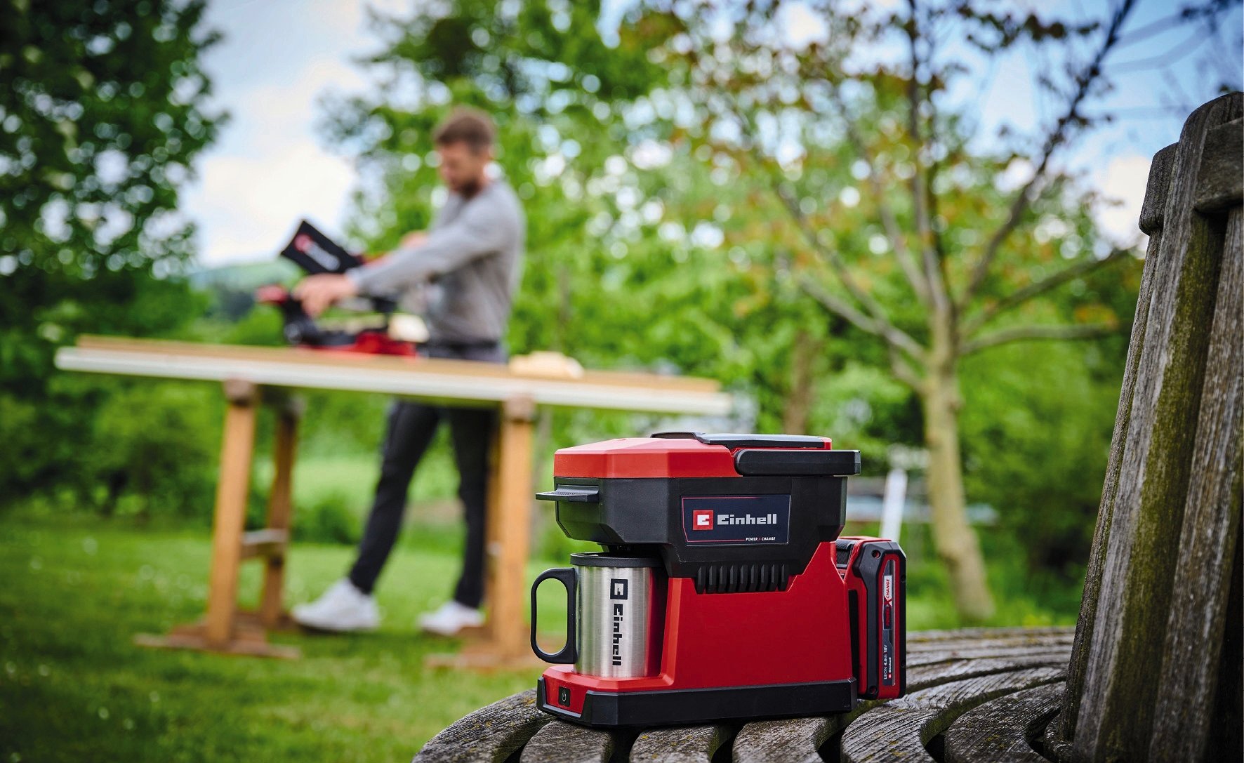 Einhell Expert Akku-Kaffeemaschine TE-CF 18 Li Solo 18 V Einhell Expert Akku-Kaffeemaschine TE-CF 18 Li Solo 18 V