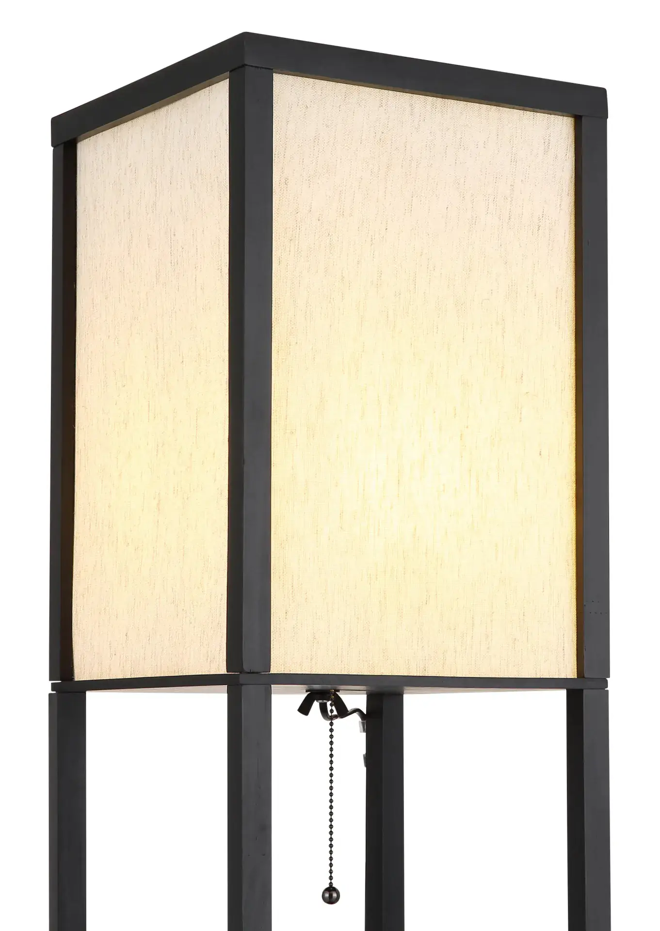 Globo Stehleuchte Tabitha E27 bis 60 W 159 cm schwarz