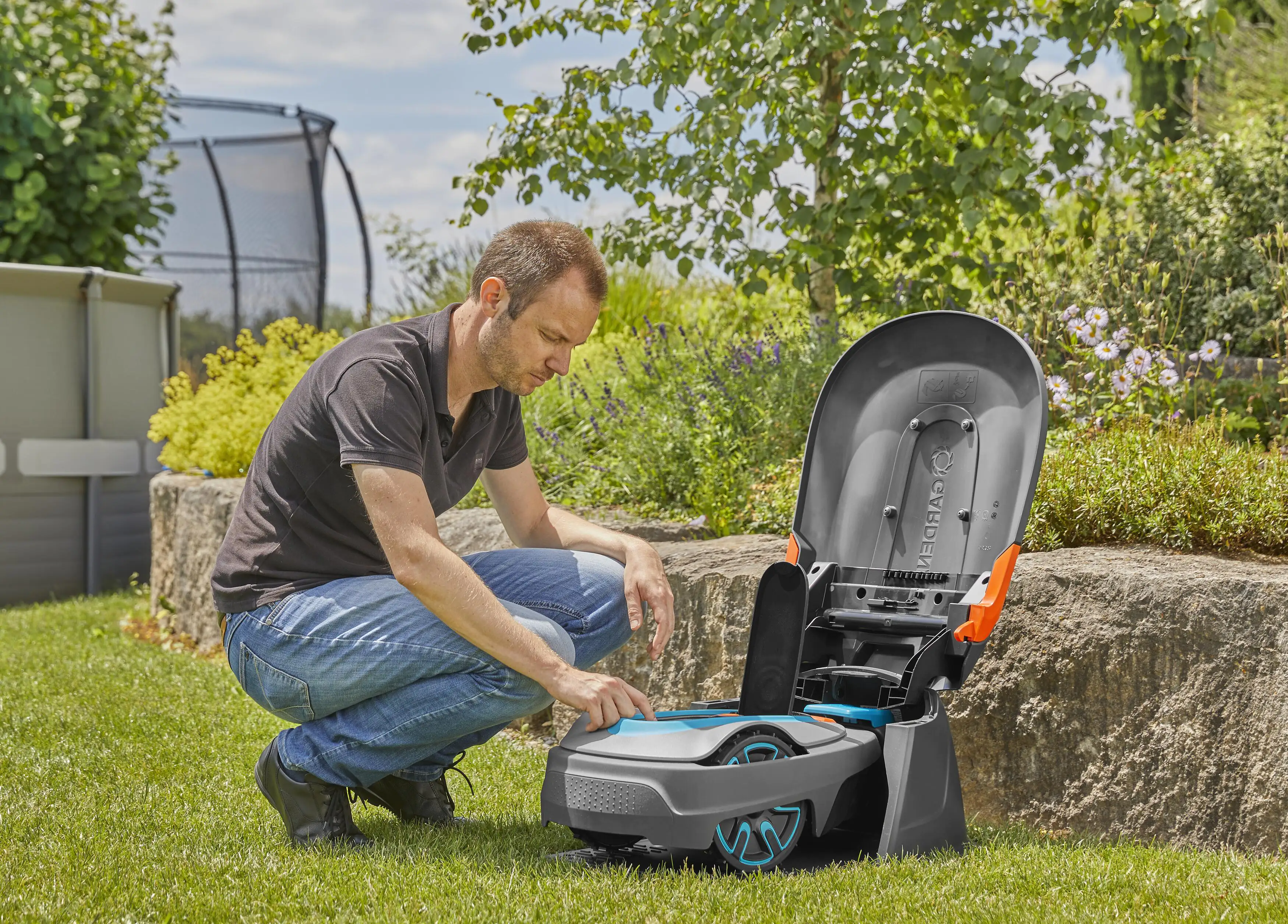 Gardena Mähroboter Smart SILENO city 600, 18 V, 16 cm Schnittbreite