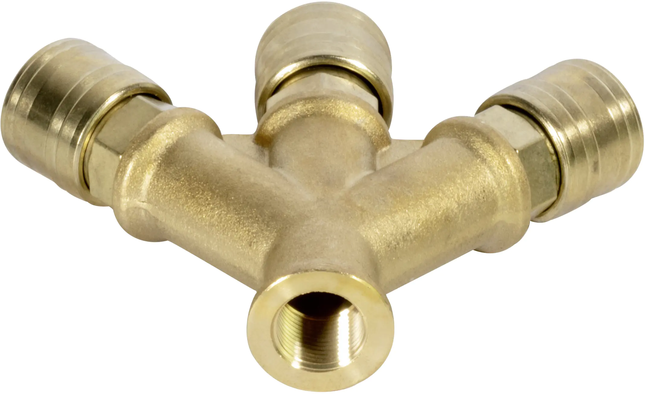 Güde Verteiler 9,53 mm 3/8" Innengewinde 3 Kupplungen