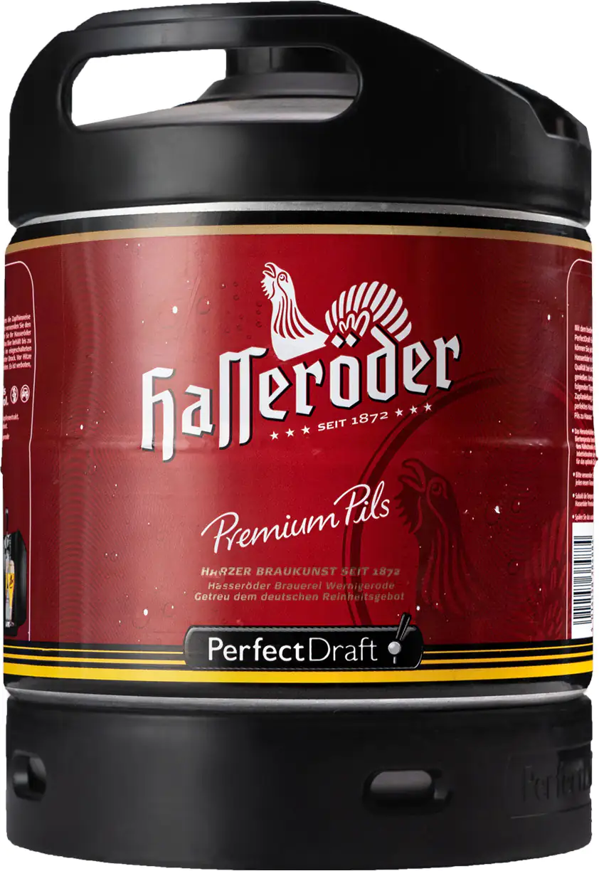Hasseröder Bier 1x 6 l Fass für Perfect Draft Bierzapfanlage