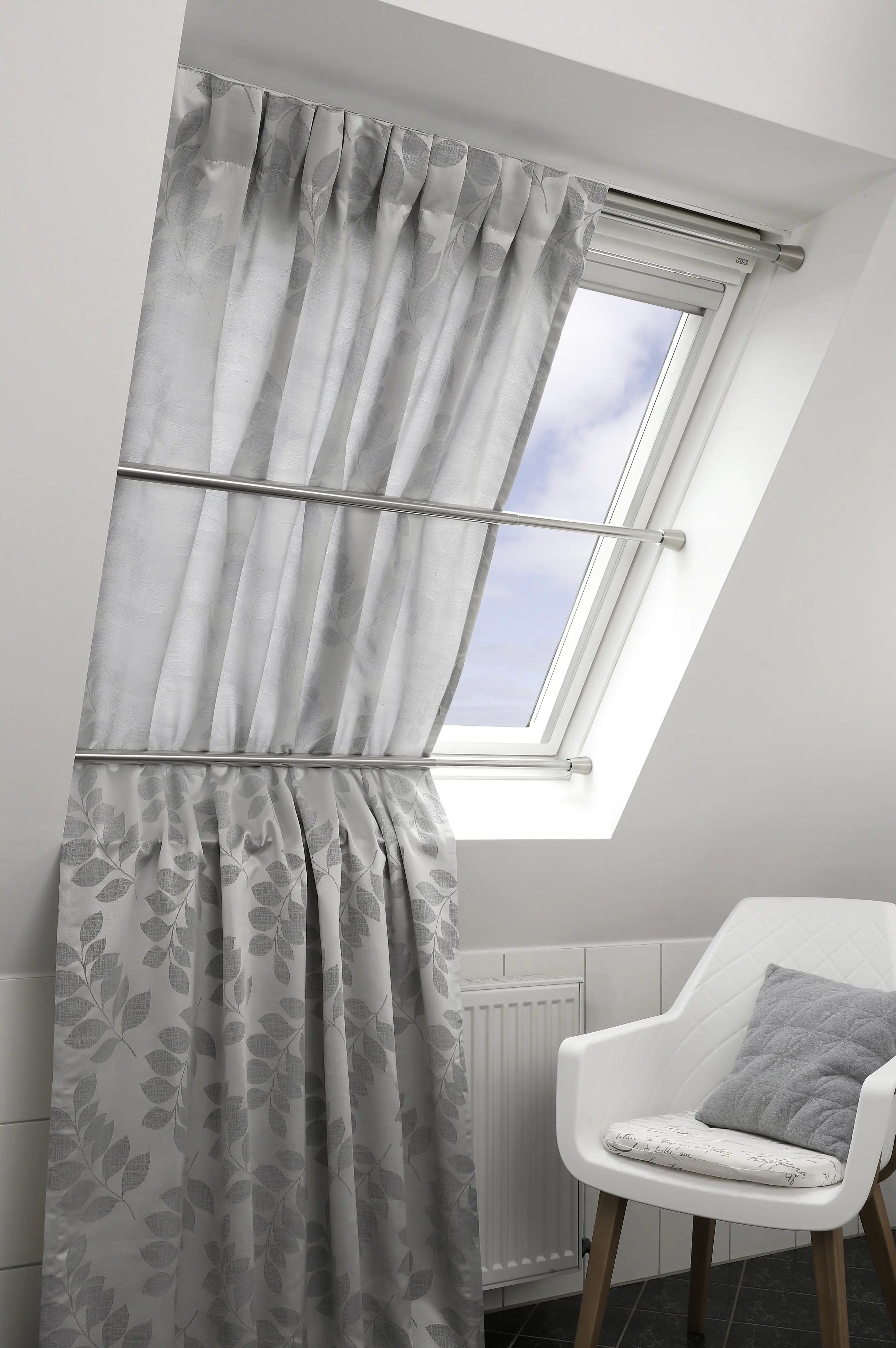 Gardinia Spannstange Ø 23-26 mm Edelstahl 65 cm - 100 cm