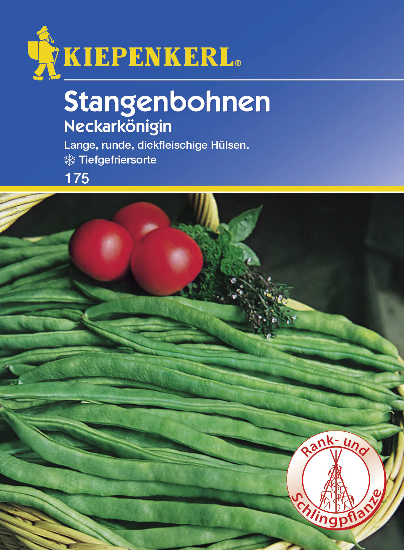 4000159151758 Kiepenkerl Stangenbohne Neckarkönigin 15-20 Stangen