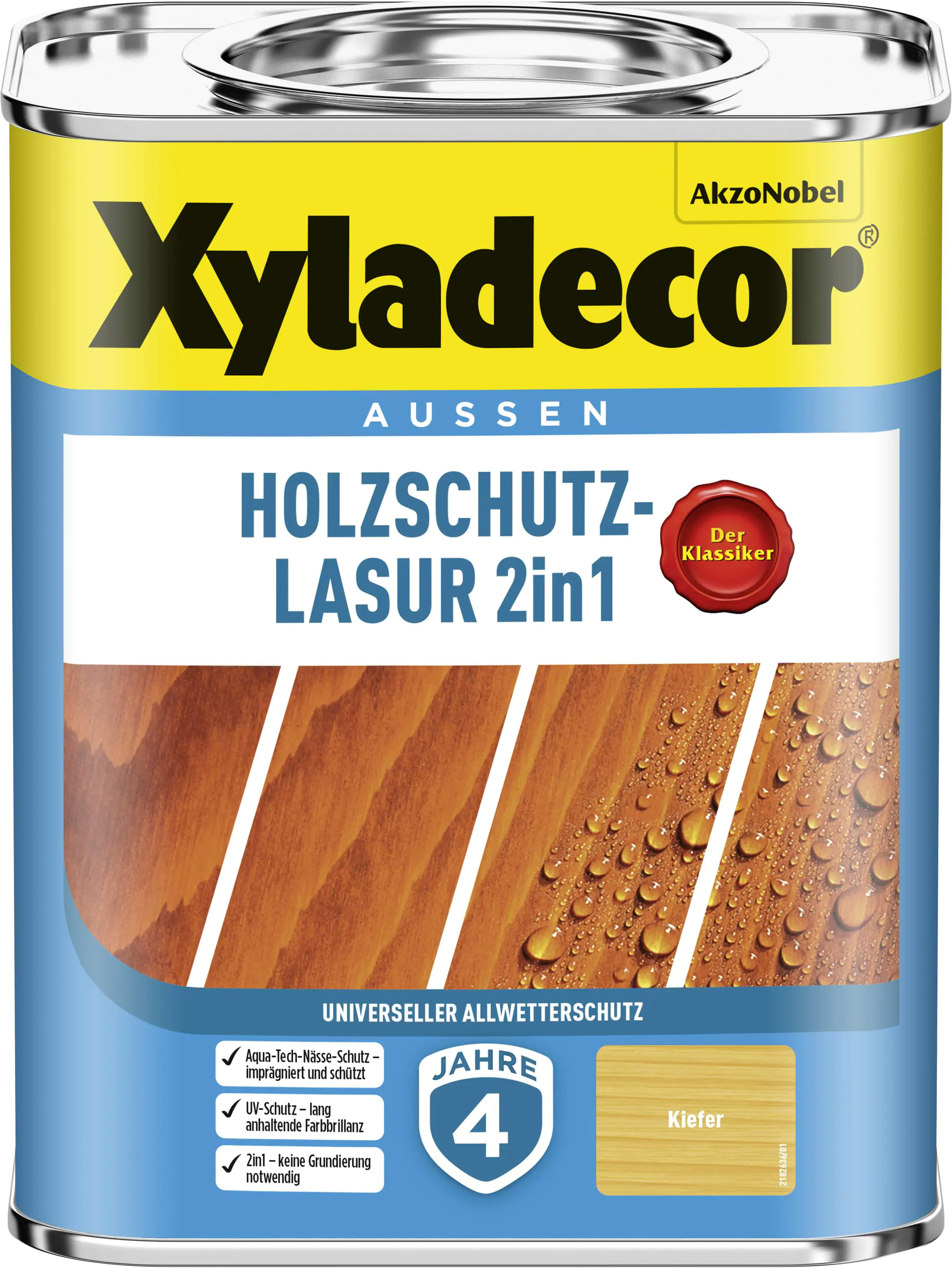 Xyladecor Holzschutzlasur 750 ml kiefer 2in1
