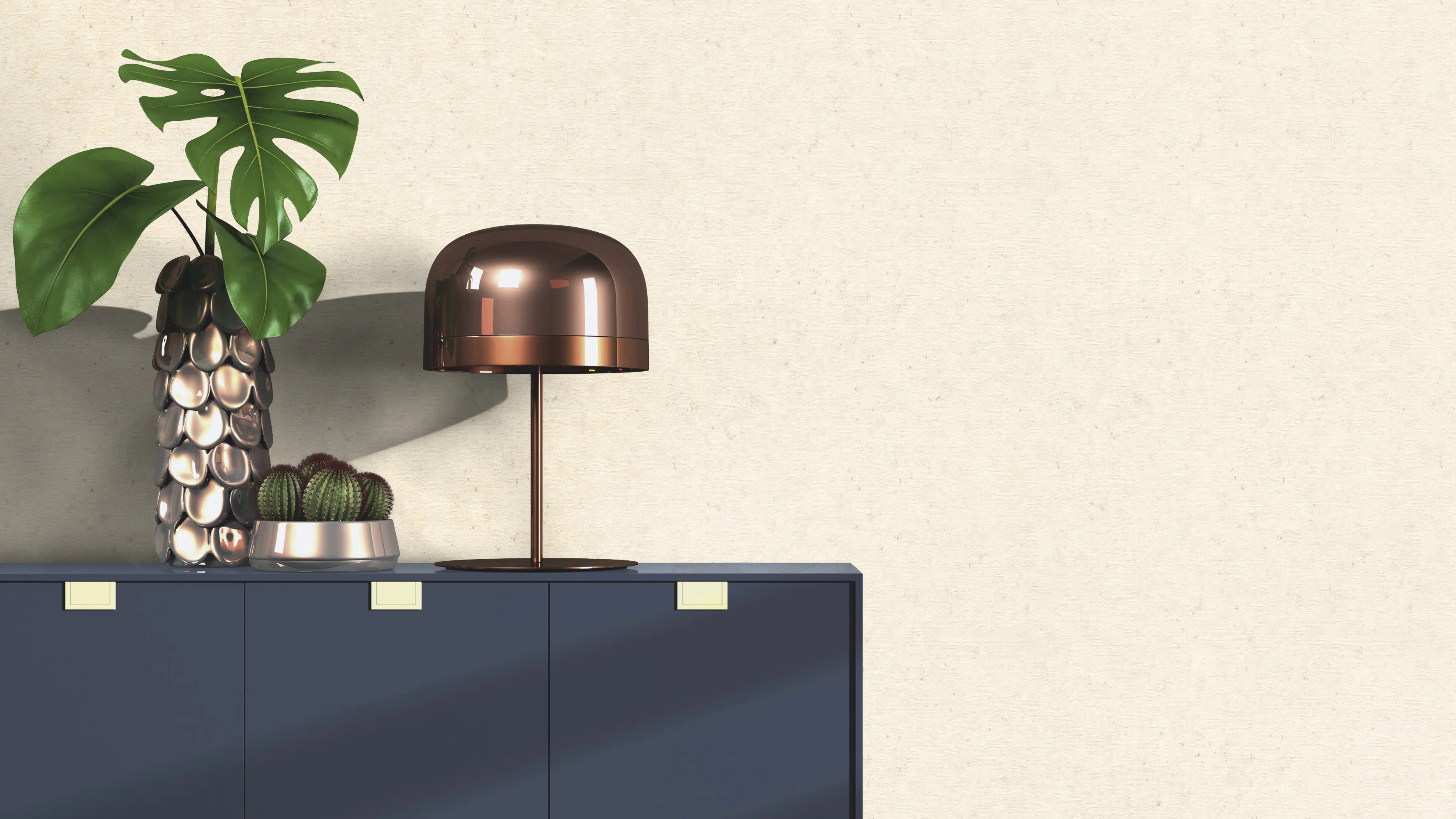 Rasch Vliestapete 520835 Concrete, Putzoptik beige, 10,05 x 0,53 m