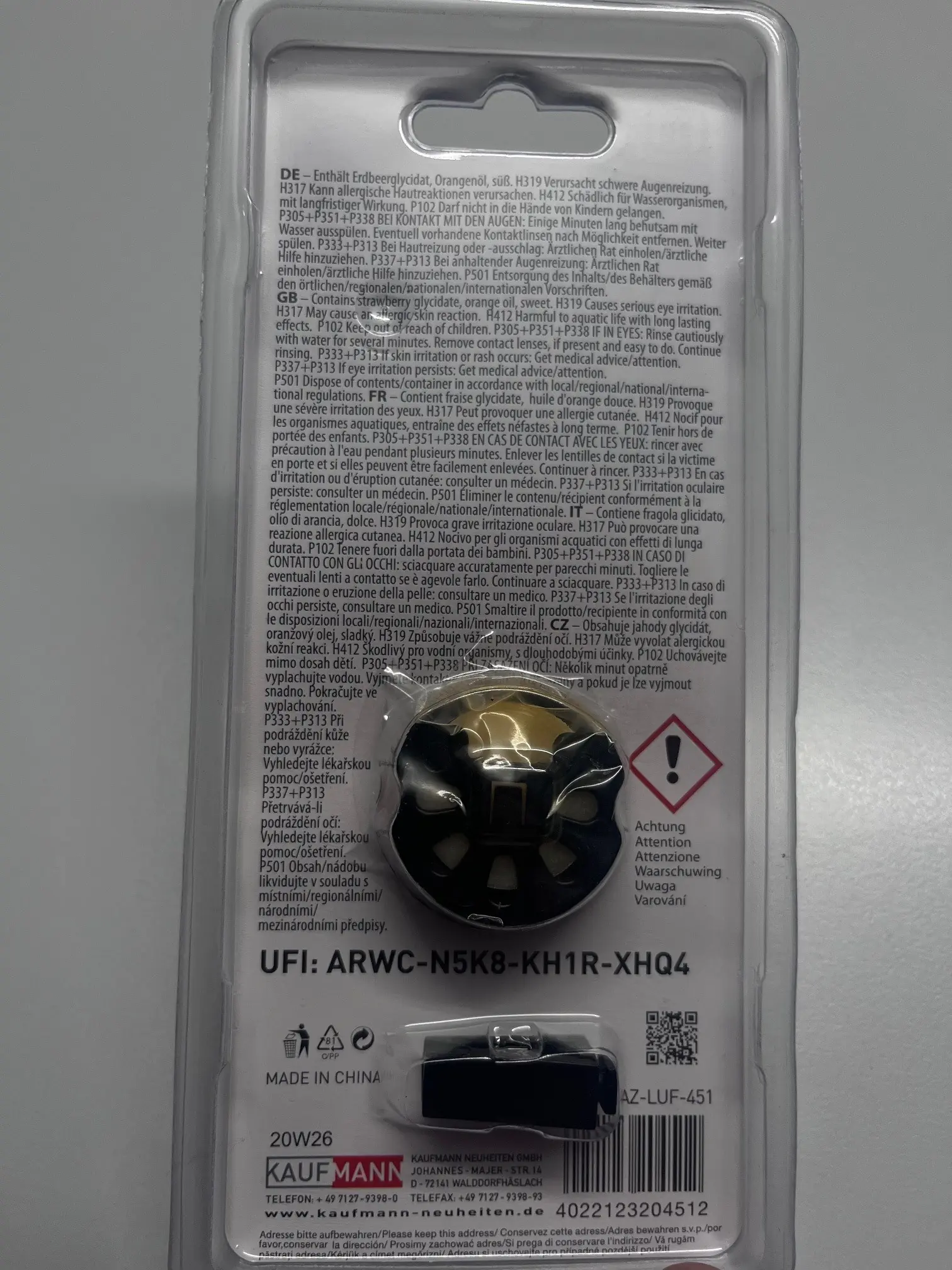 airflair Lufterfrischer Rose rot Kirsche