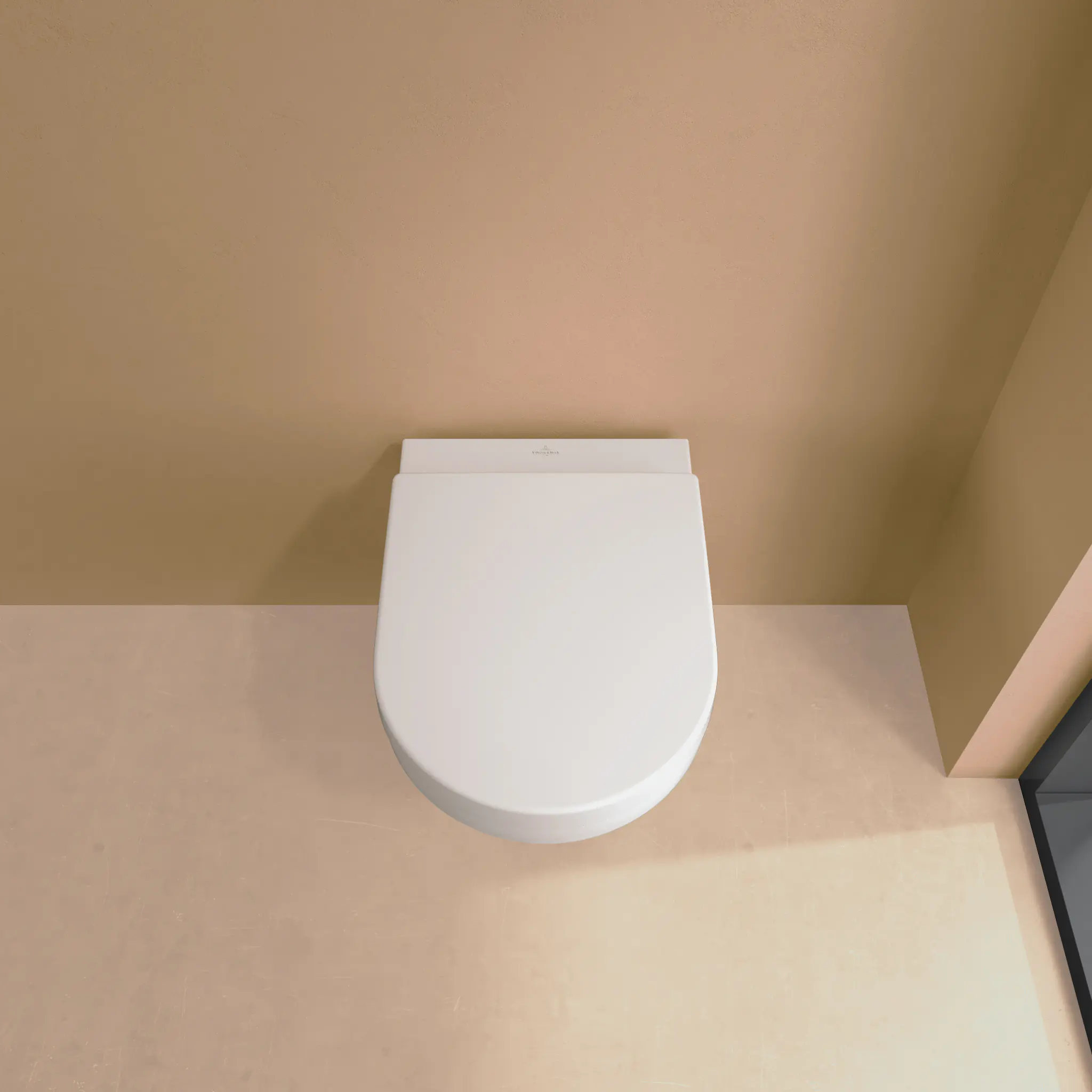 Villeroy & Boch Wand Tiefspül WC Targa Pure Twist spülrandlos inkl. WC-Sitz