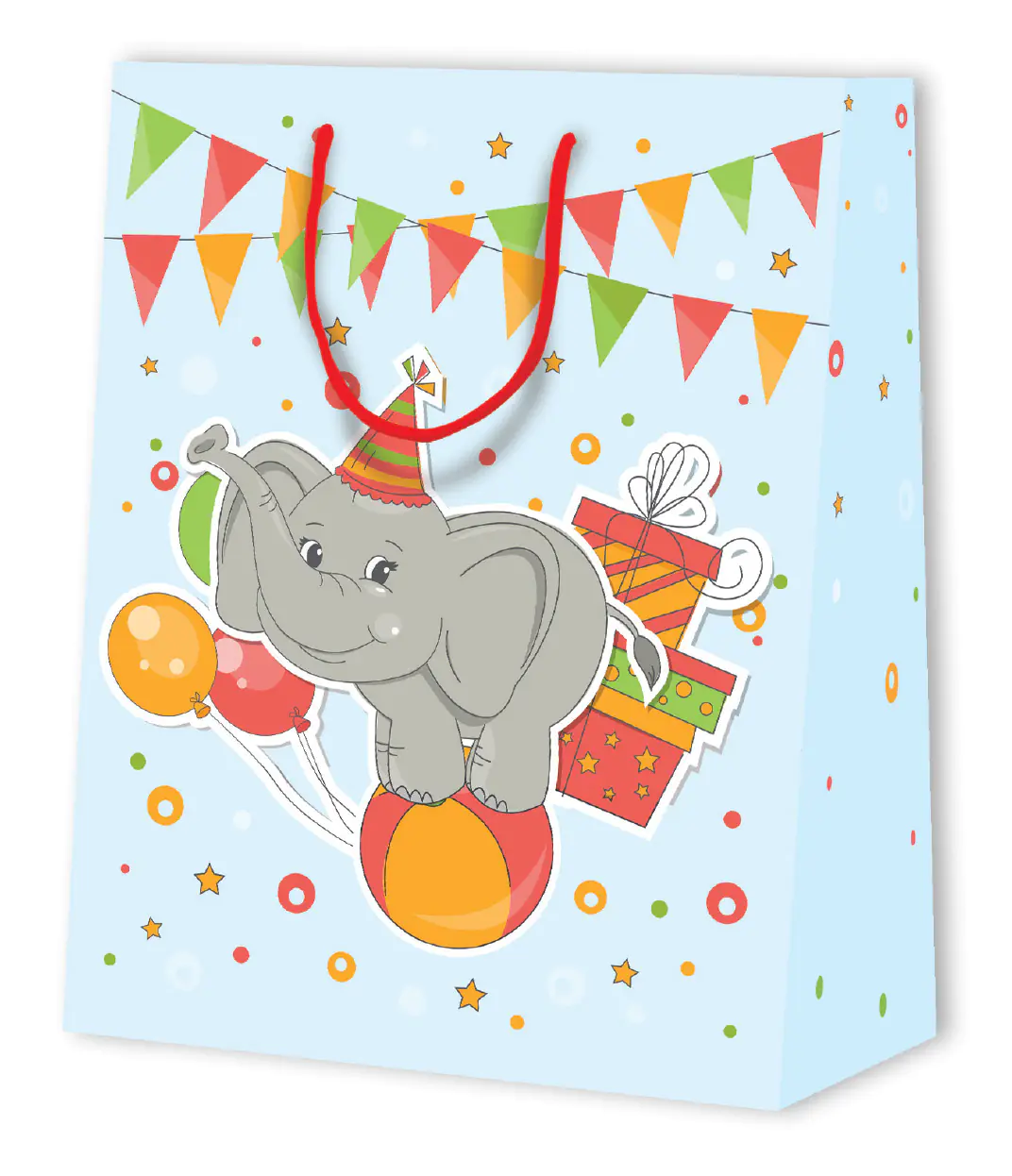 Duni Geschenktasche Animal Company 26 x 32 x 13 cm 