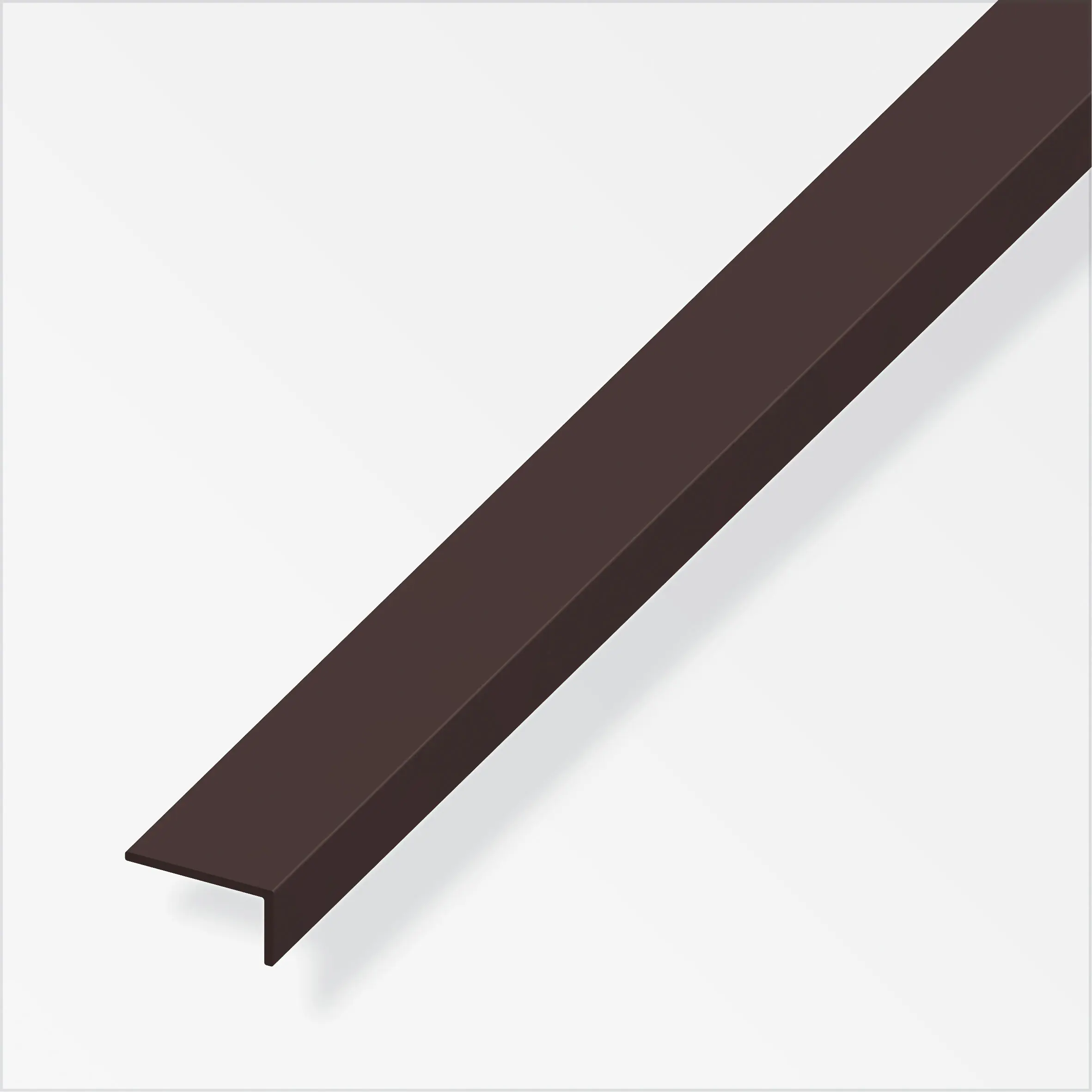 alfer Winkel 1 m, 13 x 22 mm PVC (Kunststoff) glatt braun alfer Winkel 1 m, 13 x 22 mm PVC (Kunststoff) glatt braun