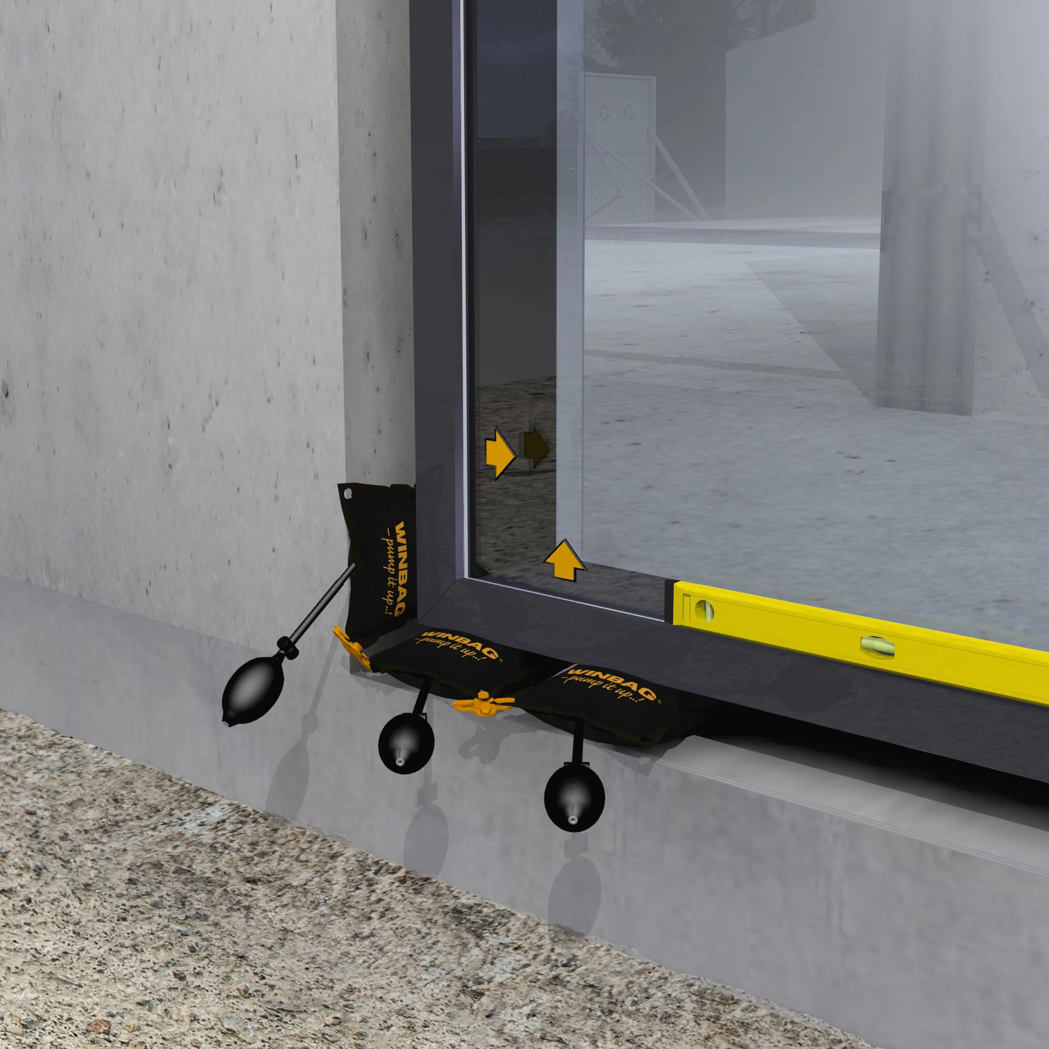 Winbag Montagekissen Connect für Fugenbreite 2-50 mm