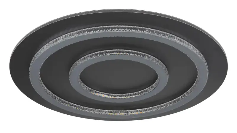 Globo Deckenleuchte Jayden Ø 55 x 6 cm schwarz CCT