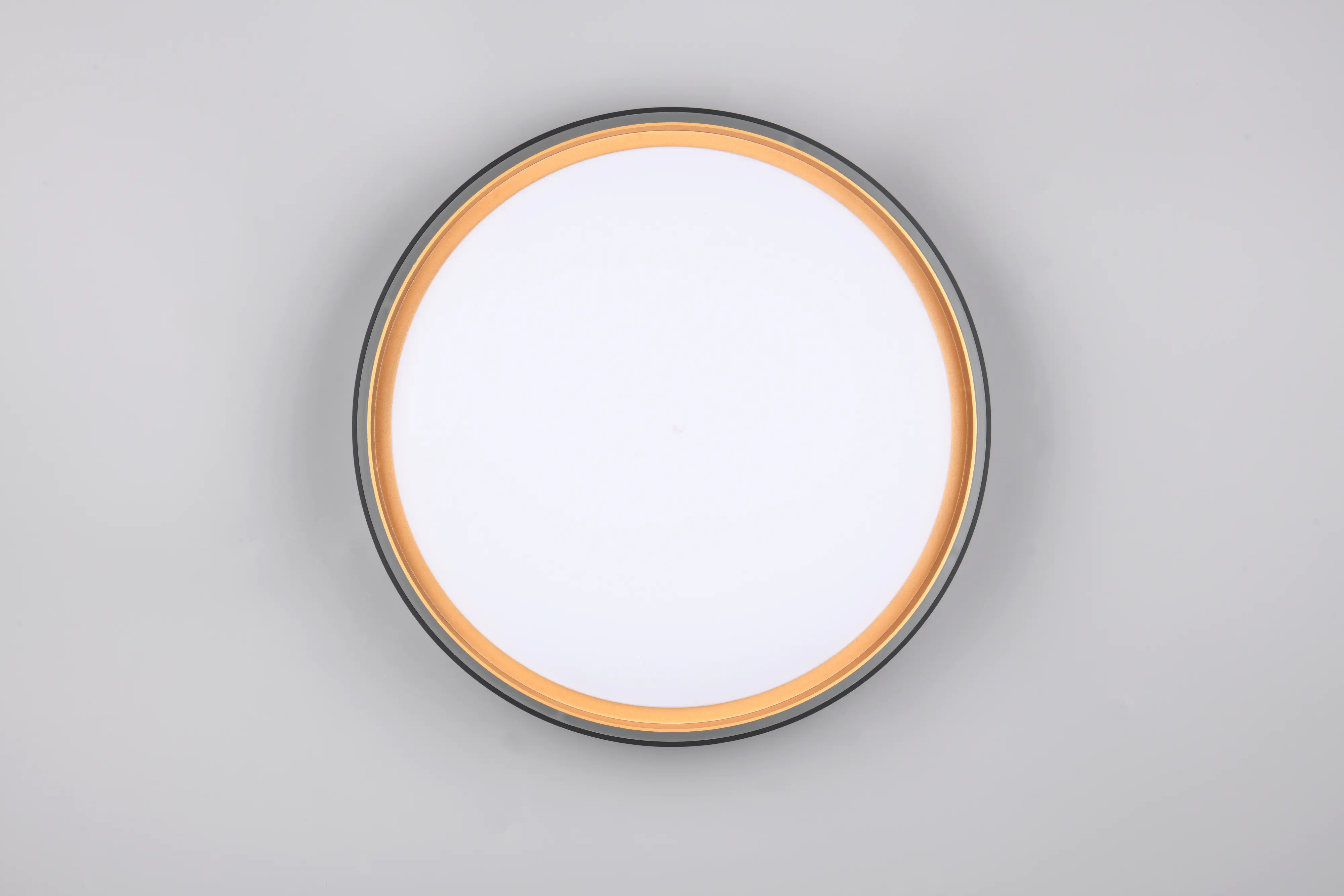 Reality LED-Deckenleuchte Felis schwarz - gold Fernbedienung