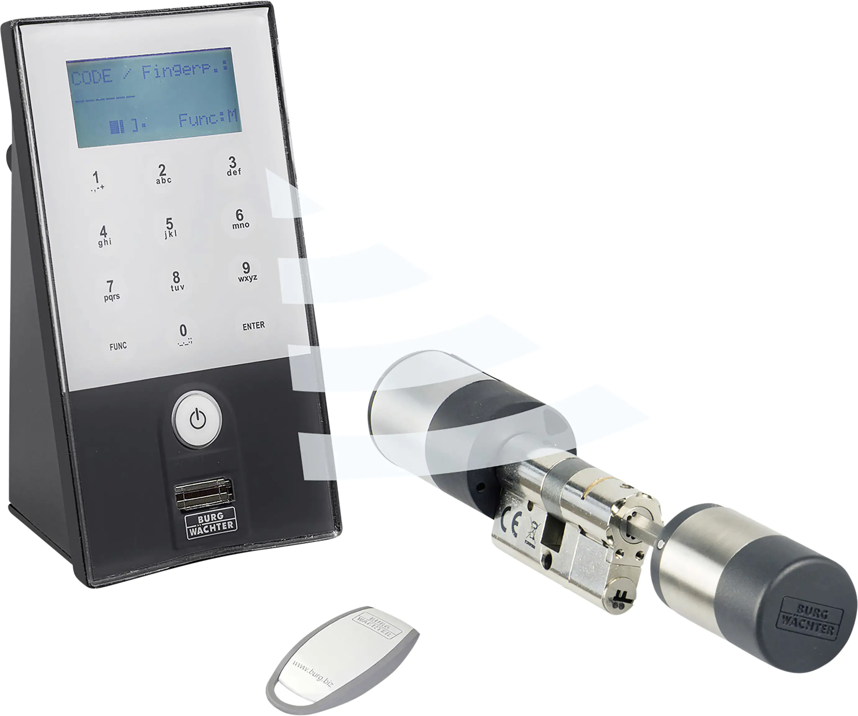 Burg Wächter Türschloss secuENTRY easy plus 5652 Fingerprint