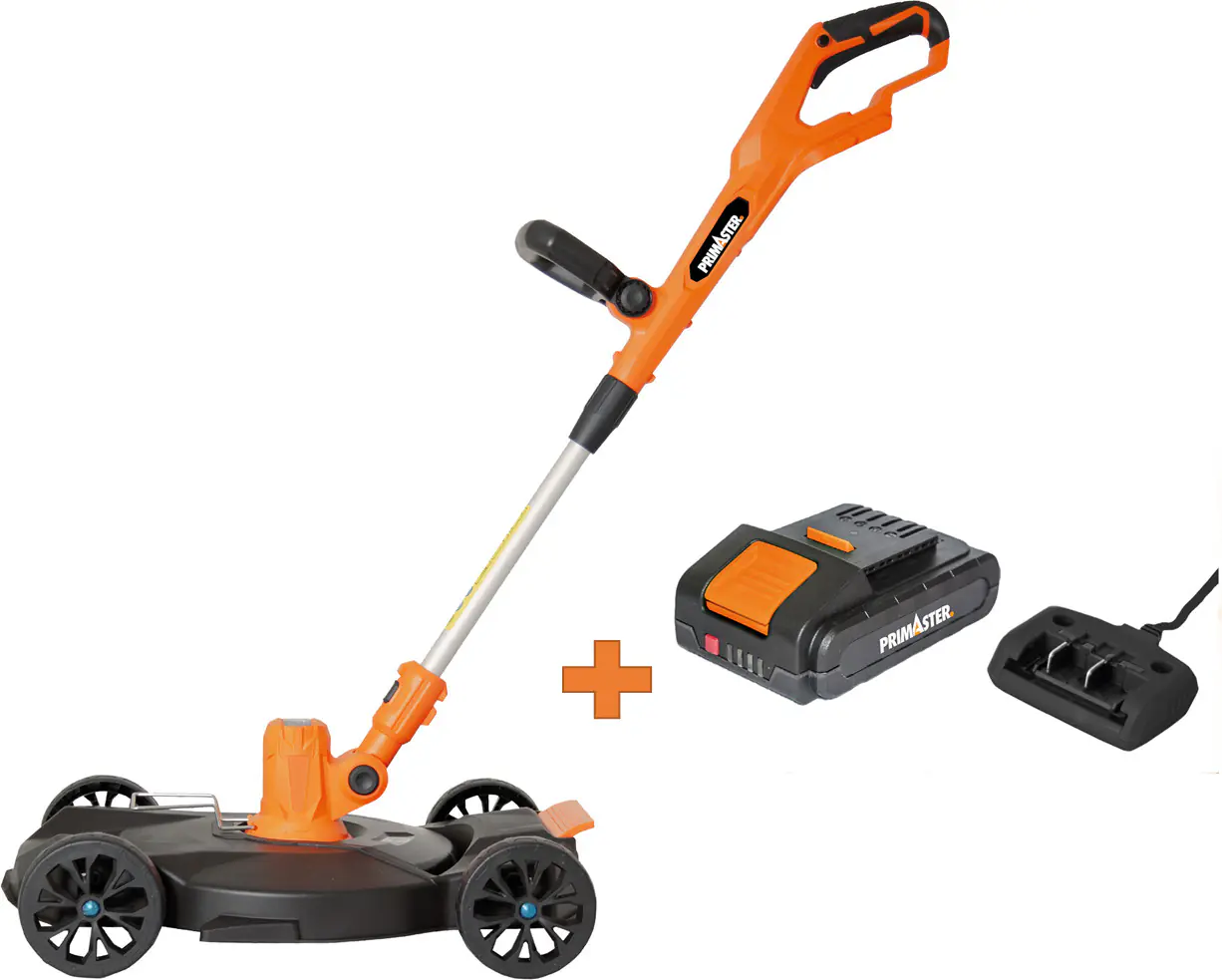 Primaster Akku Rasentrimmer mit Trimmercart PATF 20 V mit Akku und Ladegerät 