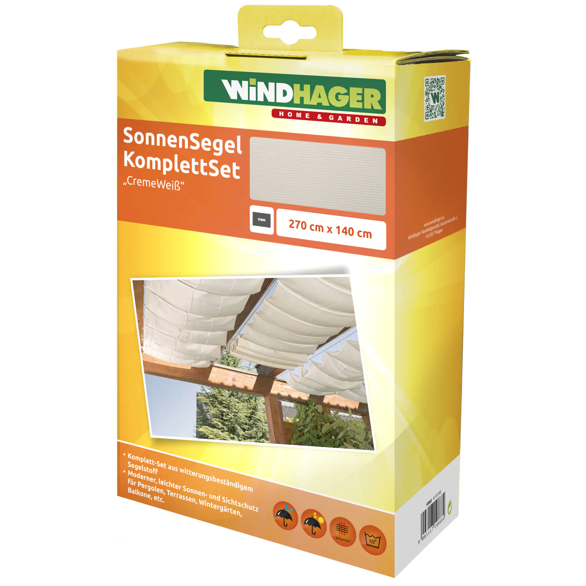 Windhager SoSe-Set 270 x 140 cm, cremeweiß