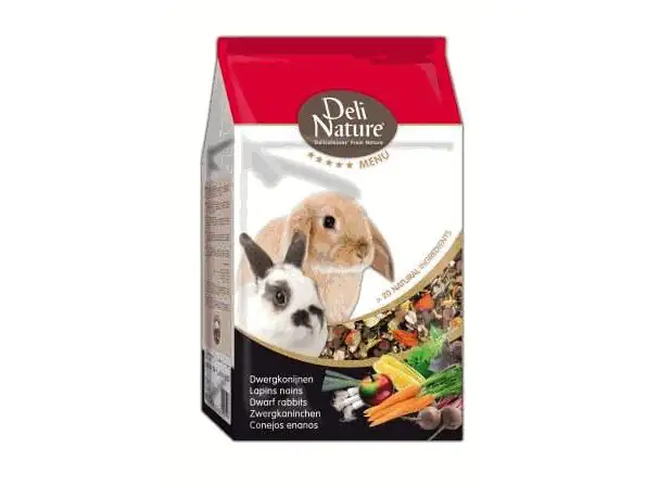 Deli Nature 5* Menu Alleinfutter Zwergkaninchen 2,5 kg