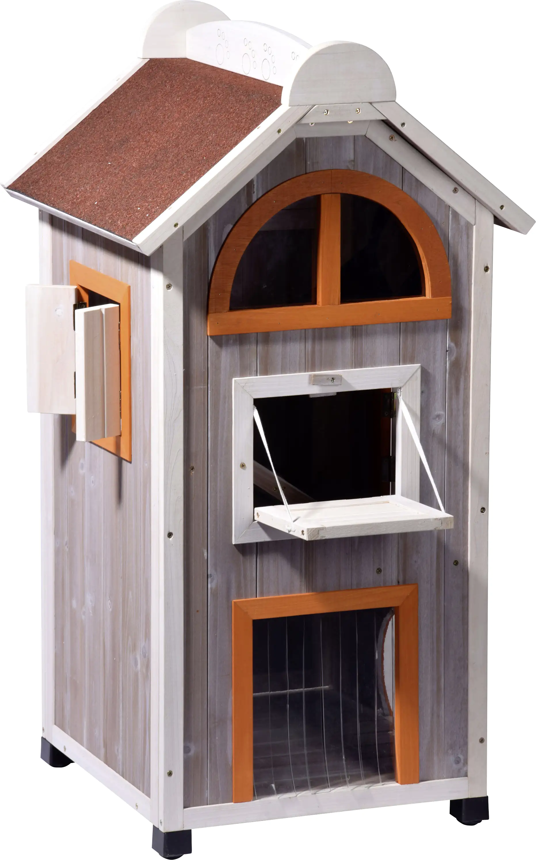 Dobar großes Katzenhaus Fancy Cat L 58 x B 55 x H 109 cm