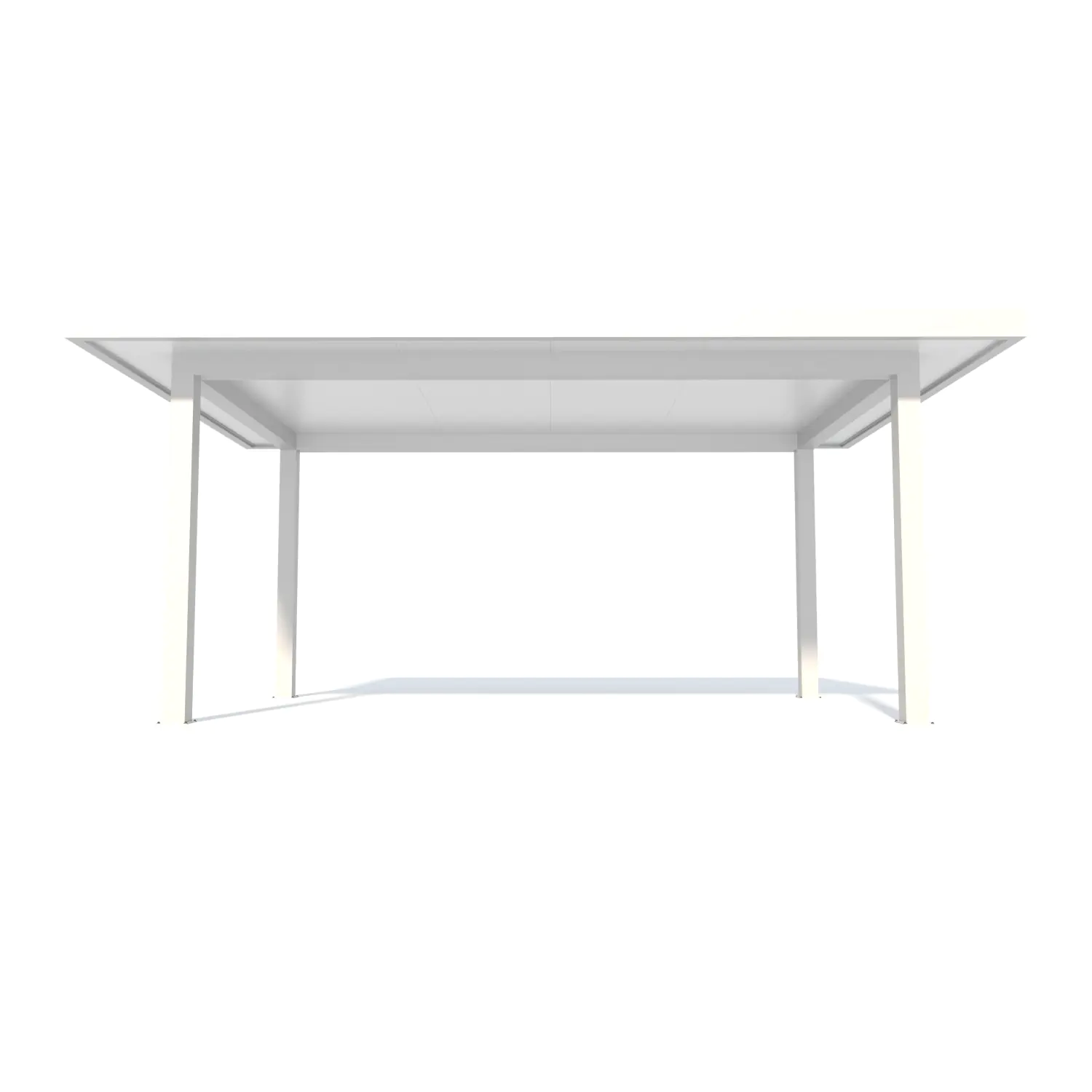 Carport Style 500 x 700 cm weiß