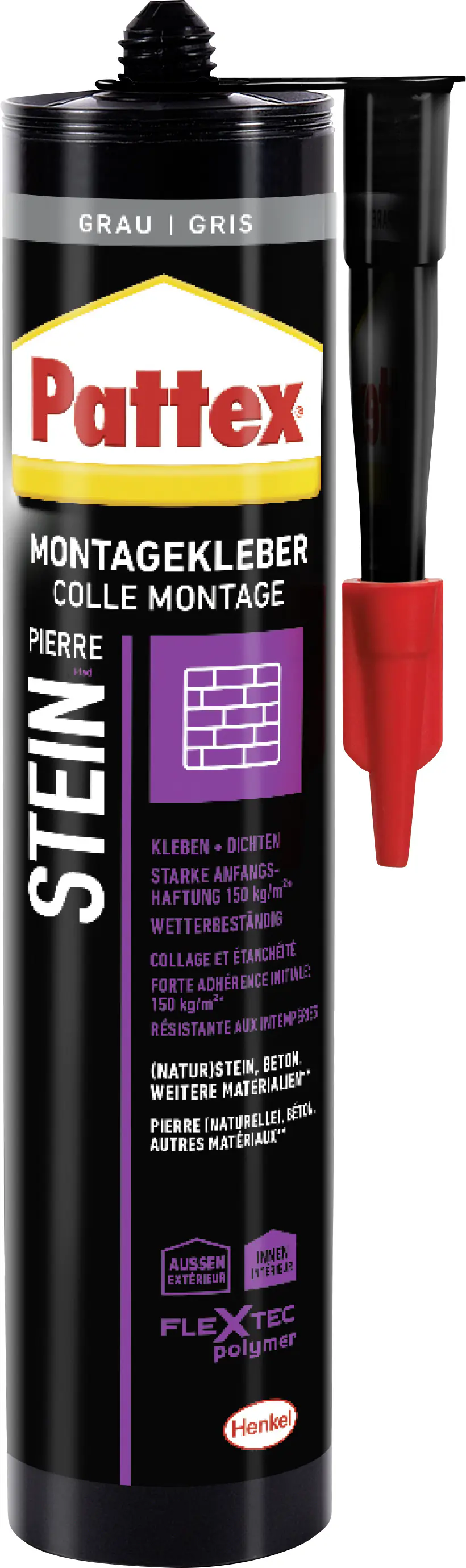 Pattex Montagekleber Stein 420 g Pattex Montagekleber Stein 420 g