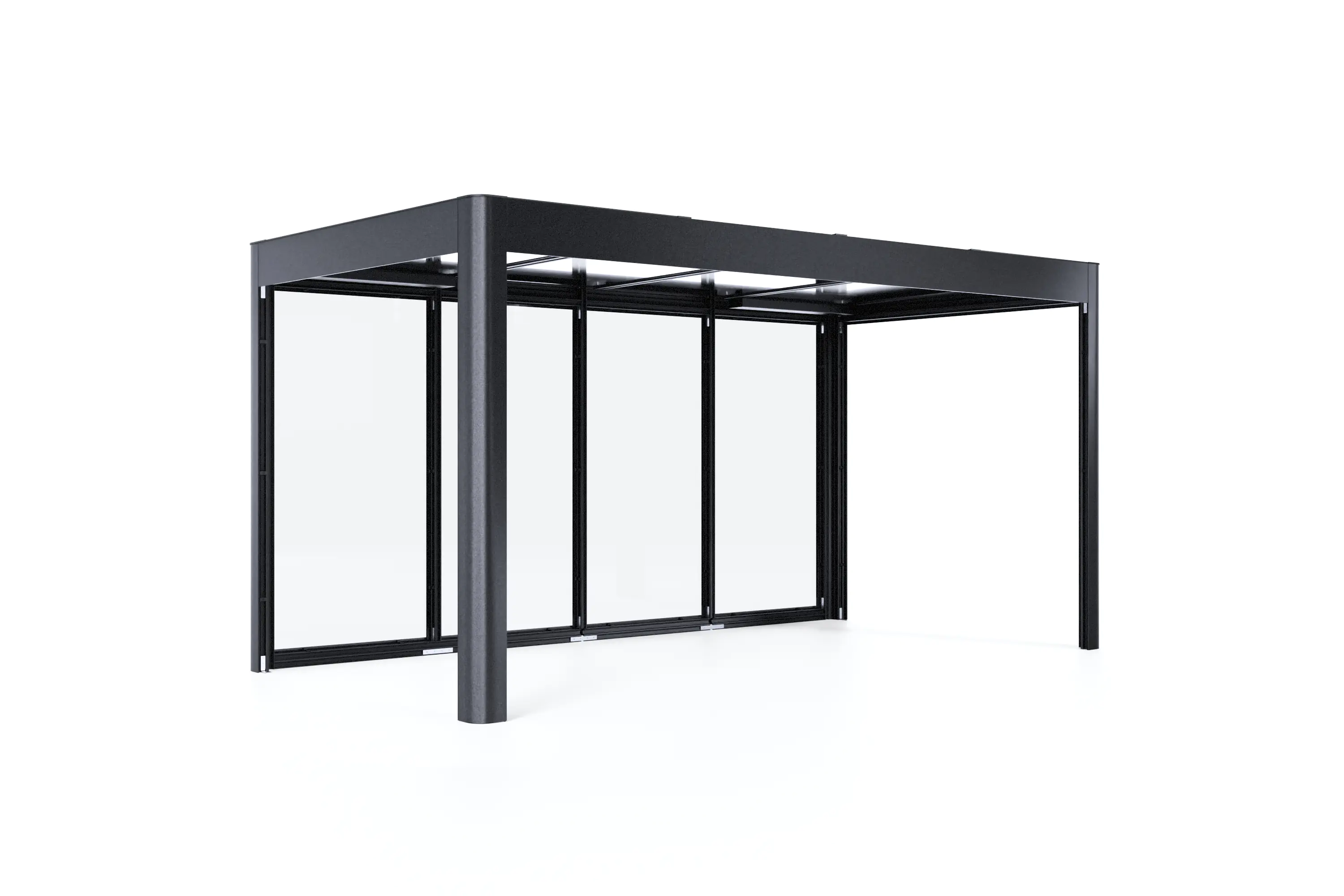 SunElements SunCover Gartenhaus Infinity 4.2 443 x 233 cm anthrazit-metallic