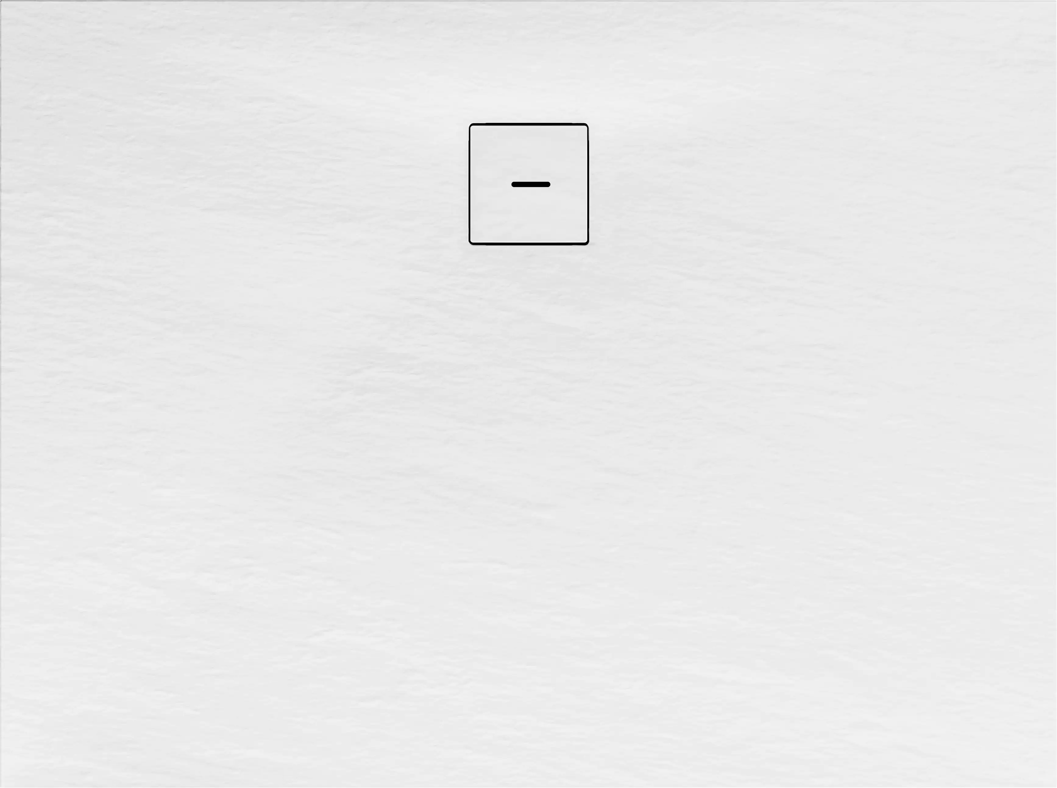 Schulte Duschwanne Steinstruktur 100 x 140 cm weiß