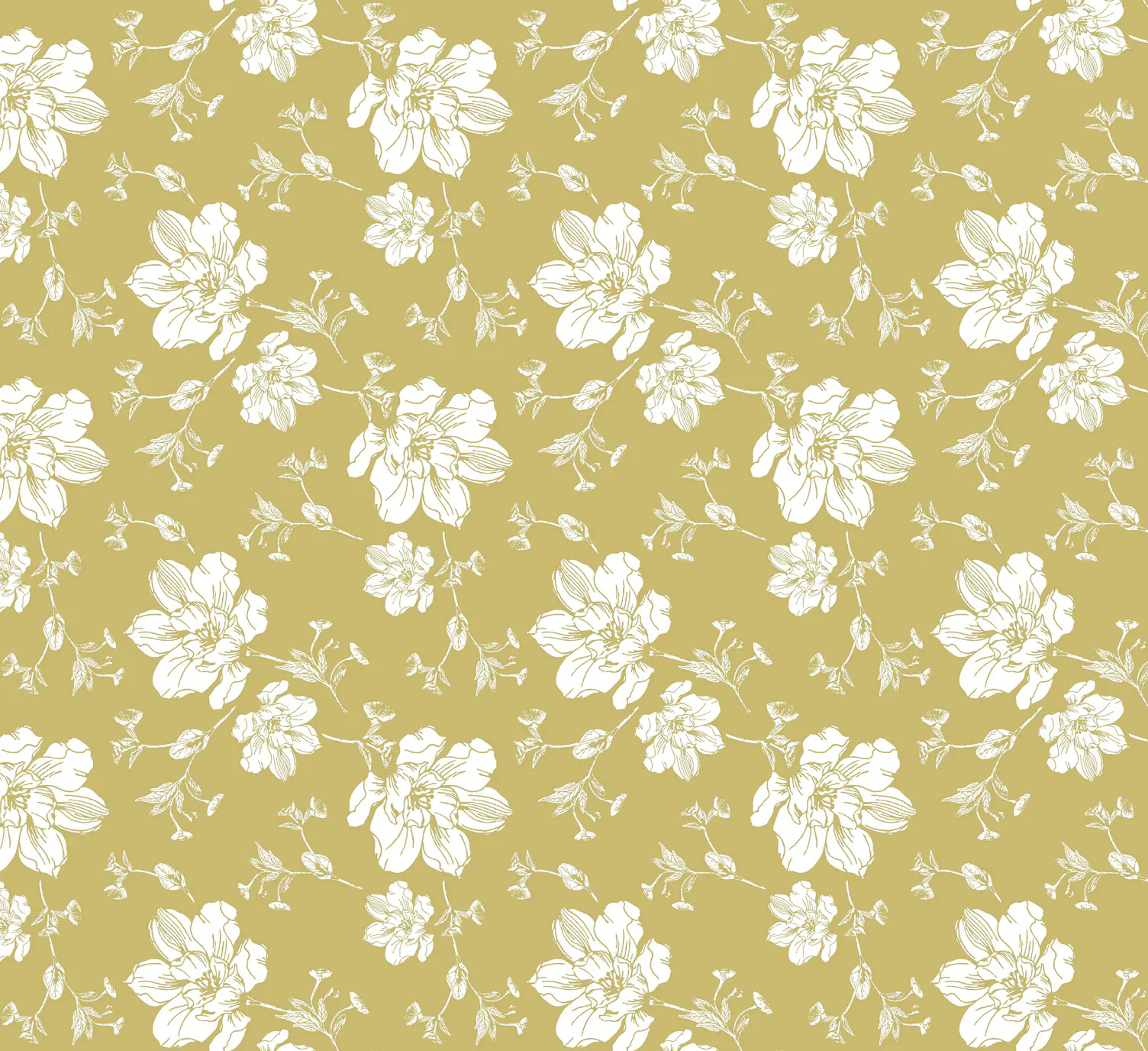 d-c-fix Tischdecke Noblessa yellow Blossom 110 x 140 cm