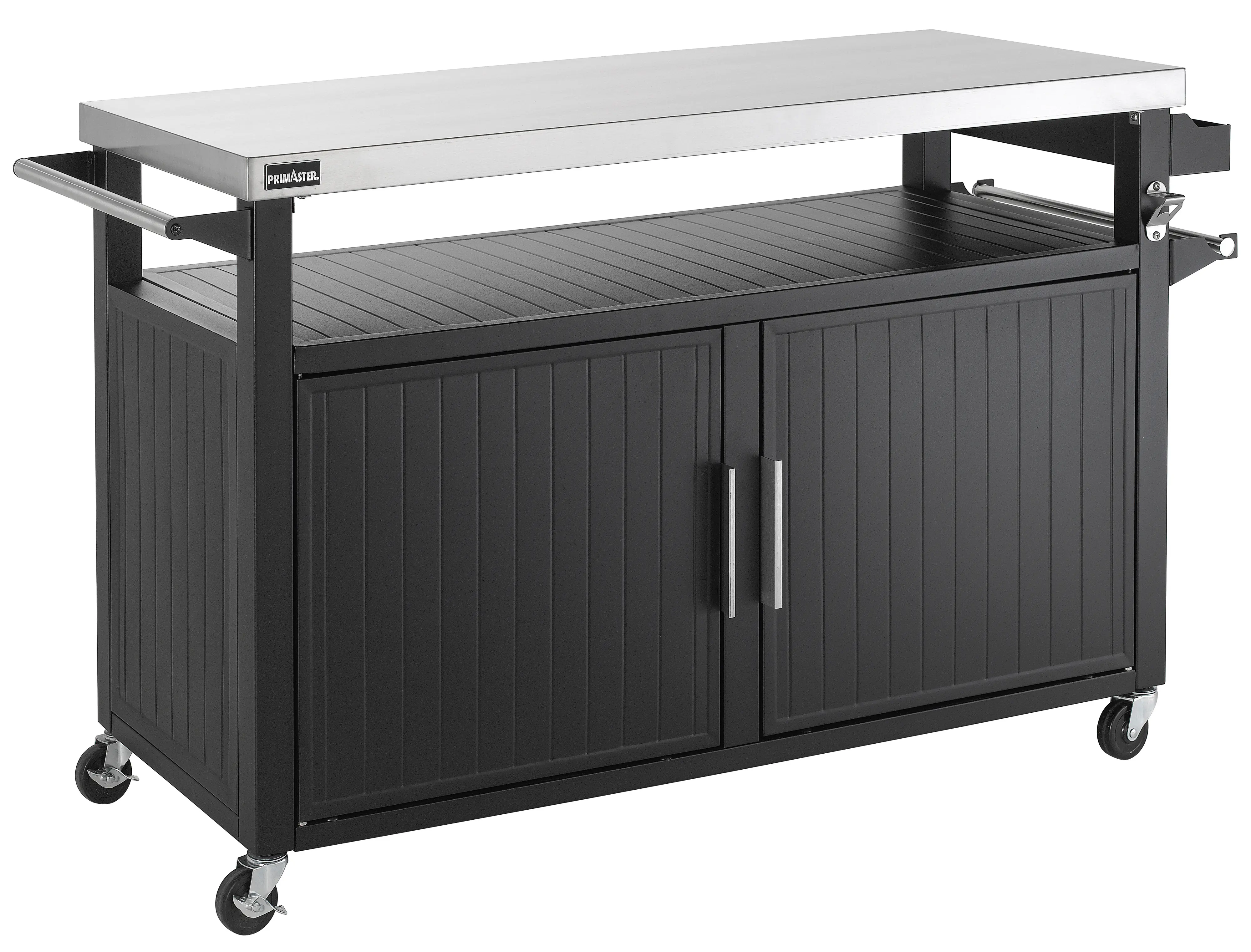 Primaster Grillwagen Napa XXL Universal 2-türig 153 x 90 cm schwarz