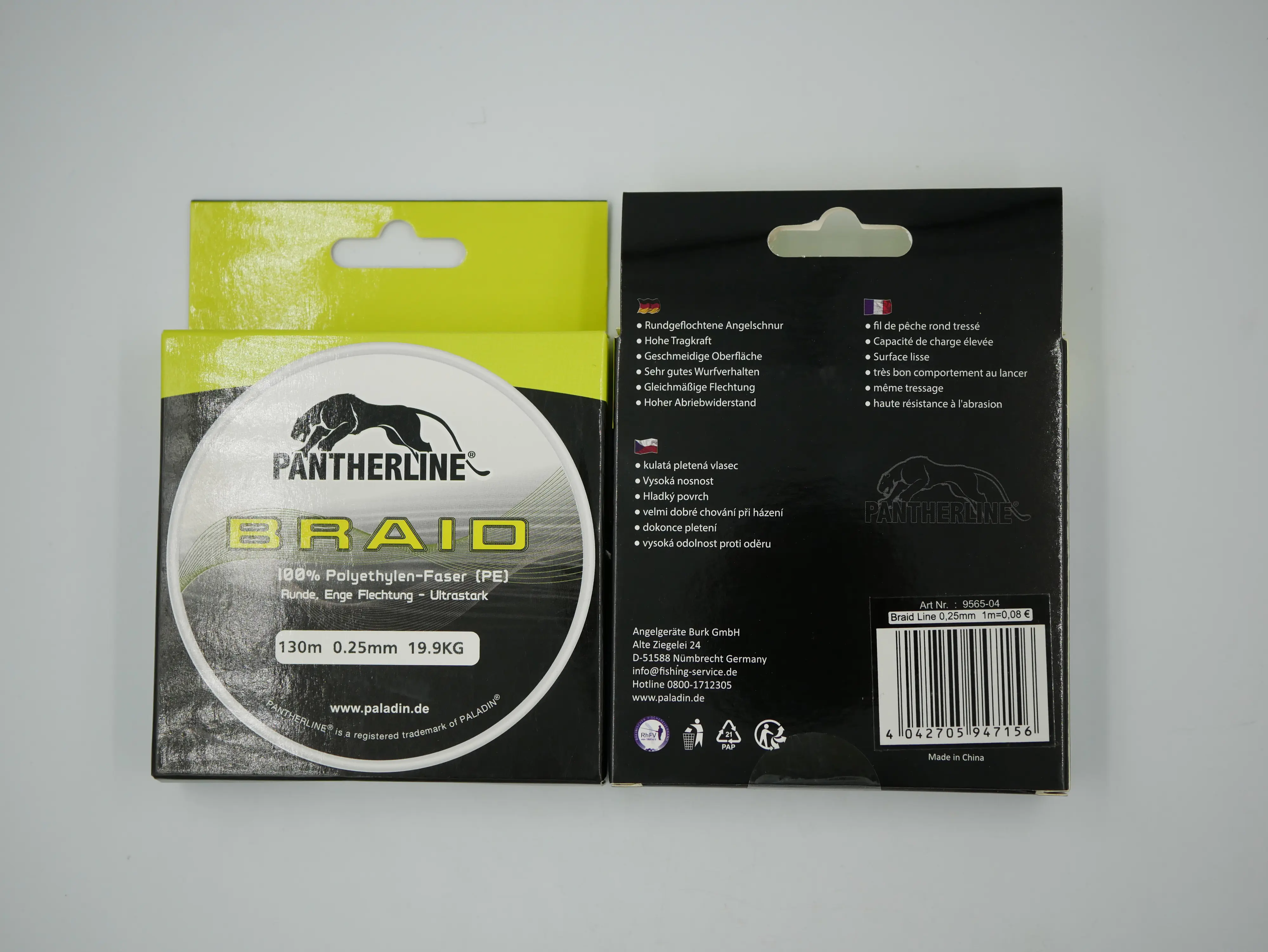 Paladin Angelschnur 0,25mm 130 m fluogelb