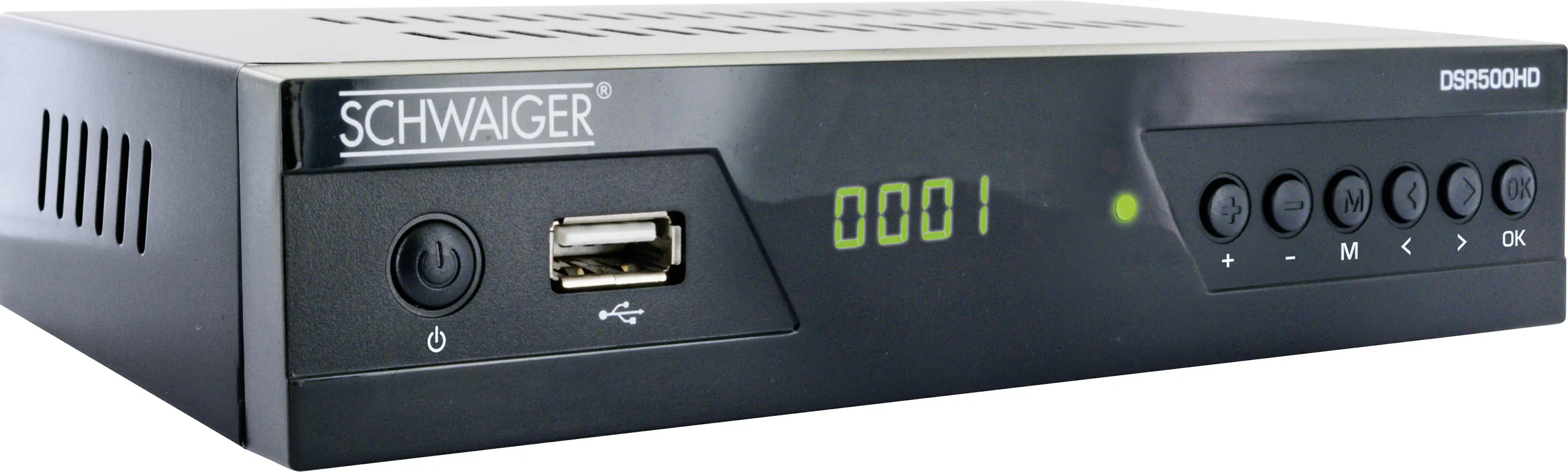Schwaiger Satelliten-Receiver DSR500HD Full HD (DVB-S2) Free to Air